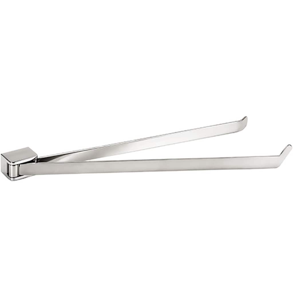 Brillantbad BORGANIC Doppelhandtuchhalter drehbar Edelstahl Chrom 445x62x42 mm f&uuml;r Bad & K&uuml;che >> zum Bohren 