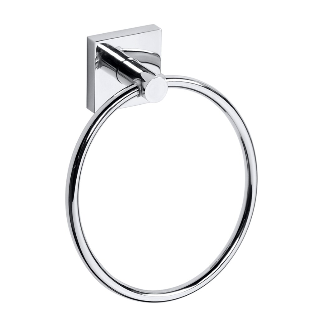 Brillantbad META Handtuchring Messing Chrom 50x168x188 mm f&uuml;r Bad & K&uuml;che >> zum Bohren 