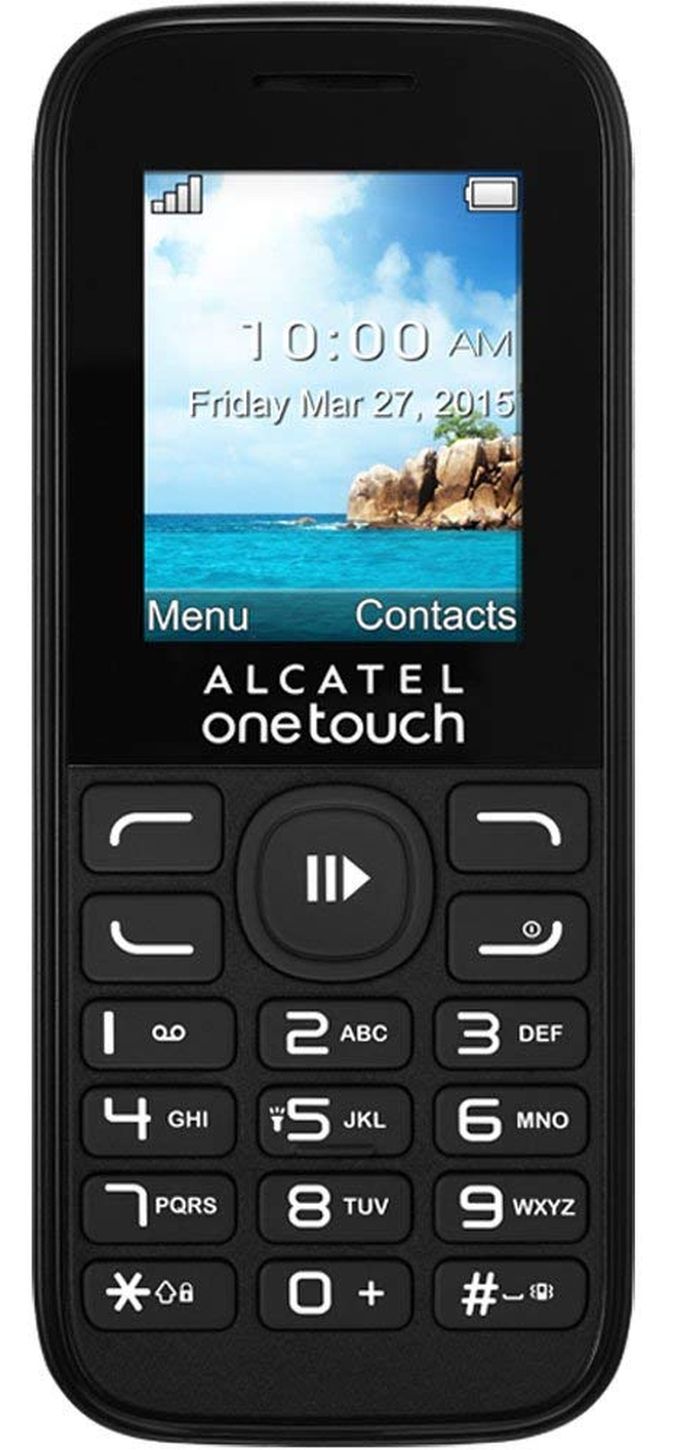 Alcatel OneTouch 10.52G Mobiltelefon schwarz 
