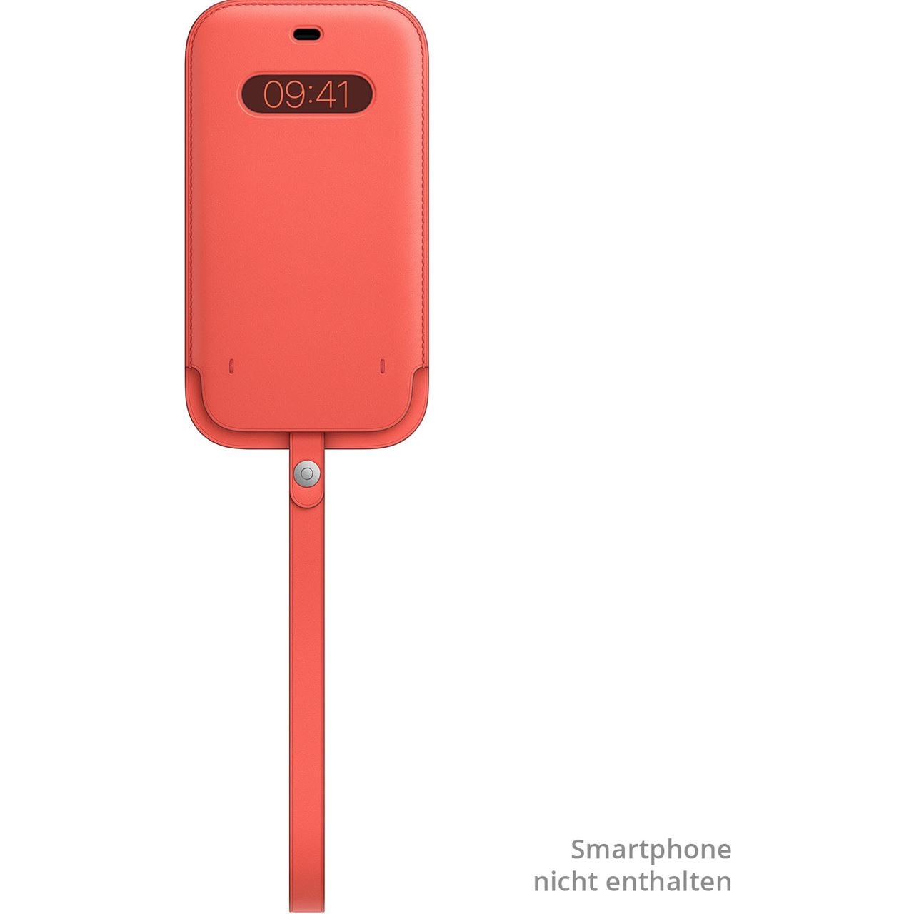 Apple Lederh&uuml;lle mit MagSafe (f&uuml;r iPhone 12 | 12 Pro) - Zitruspink 