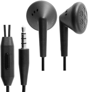 Blackberry HDW-44306-001 3,5-mm-Standard-Stereo-Headset, Original-OEM, Kabelgebunden, Bulk – Schwarz 