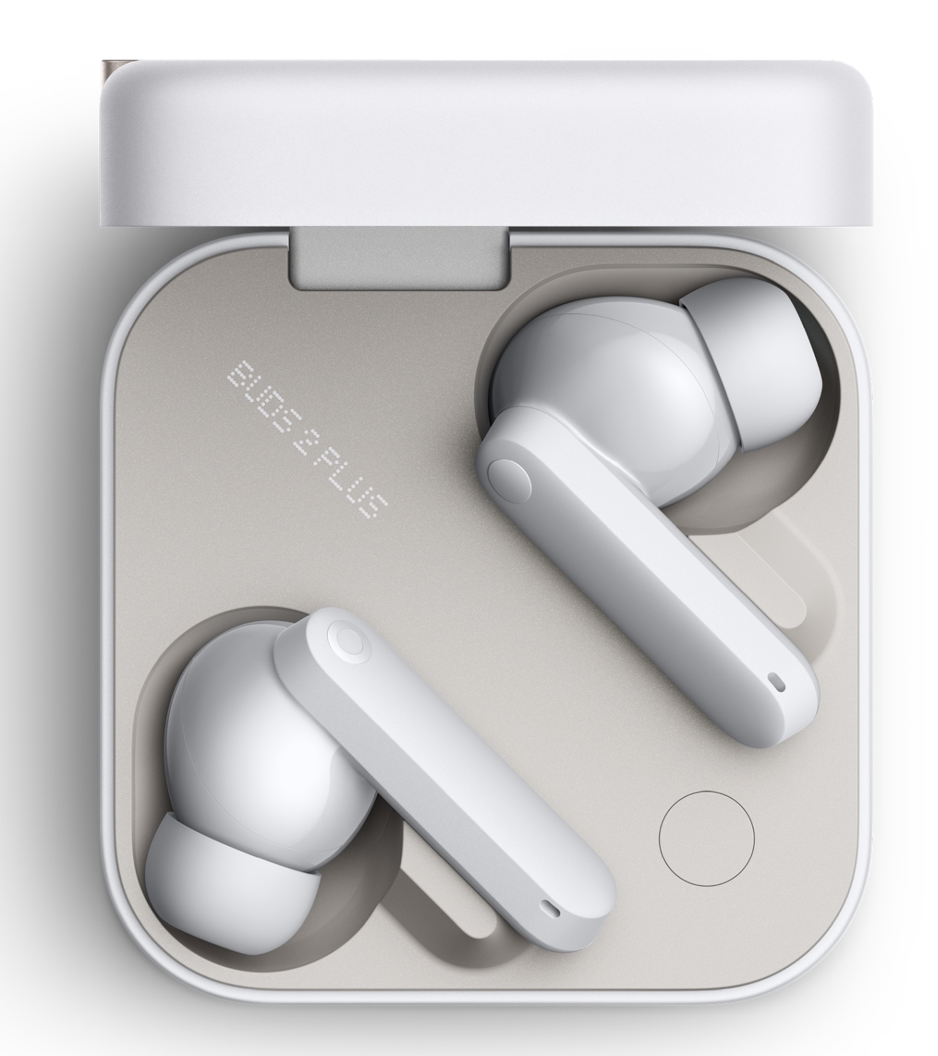 CMF by Nothing Buds 2 Plus - Kabellose Ohrh&ouml;rer, 6 HD-Mikrofone, IP55 Wasserfest &ndash; Light Grey 