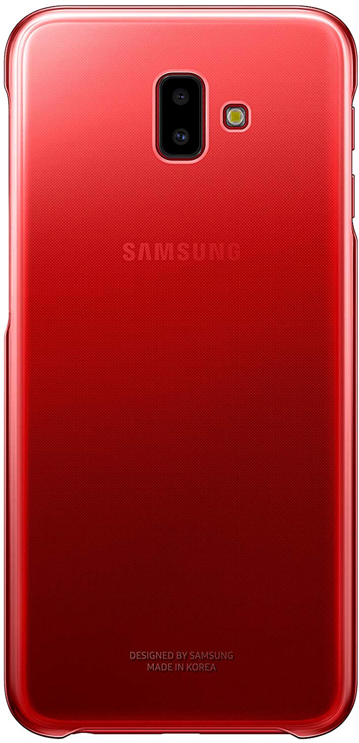 Original Samsung Galaxy J6+ - Gradation Cover EF-AJ610, Red 