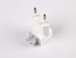EU-Netzstecker für iPhone, iPod, iPad, Mac, Adapter, 2 Pins White 