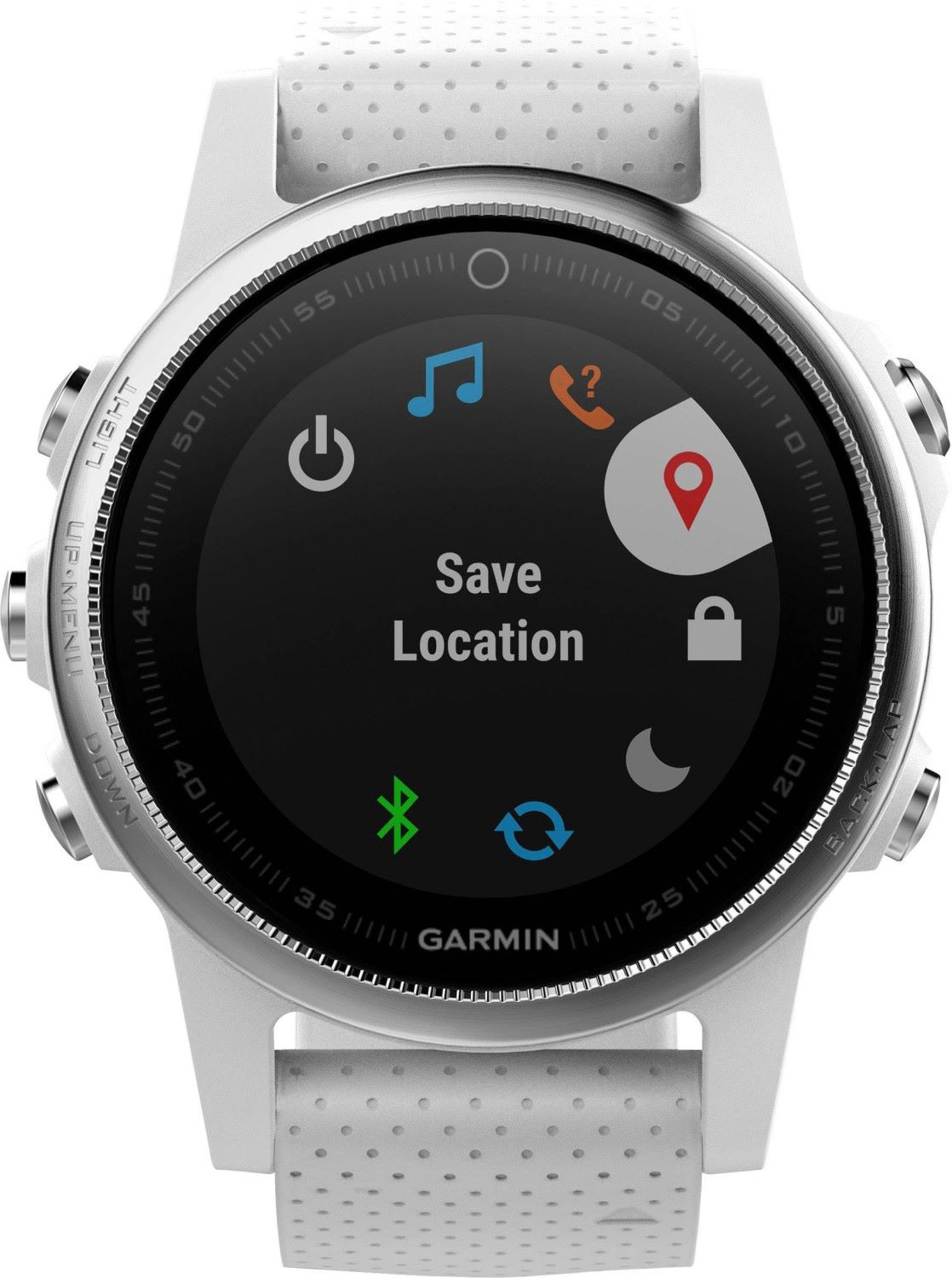 REFURBISHED &ndash; Garmin Fenix 5 S 42mm GPS-Multisport-Smartwatch Silver/White - Wie Neu 