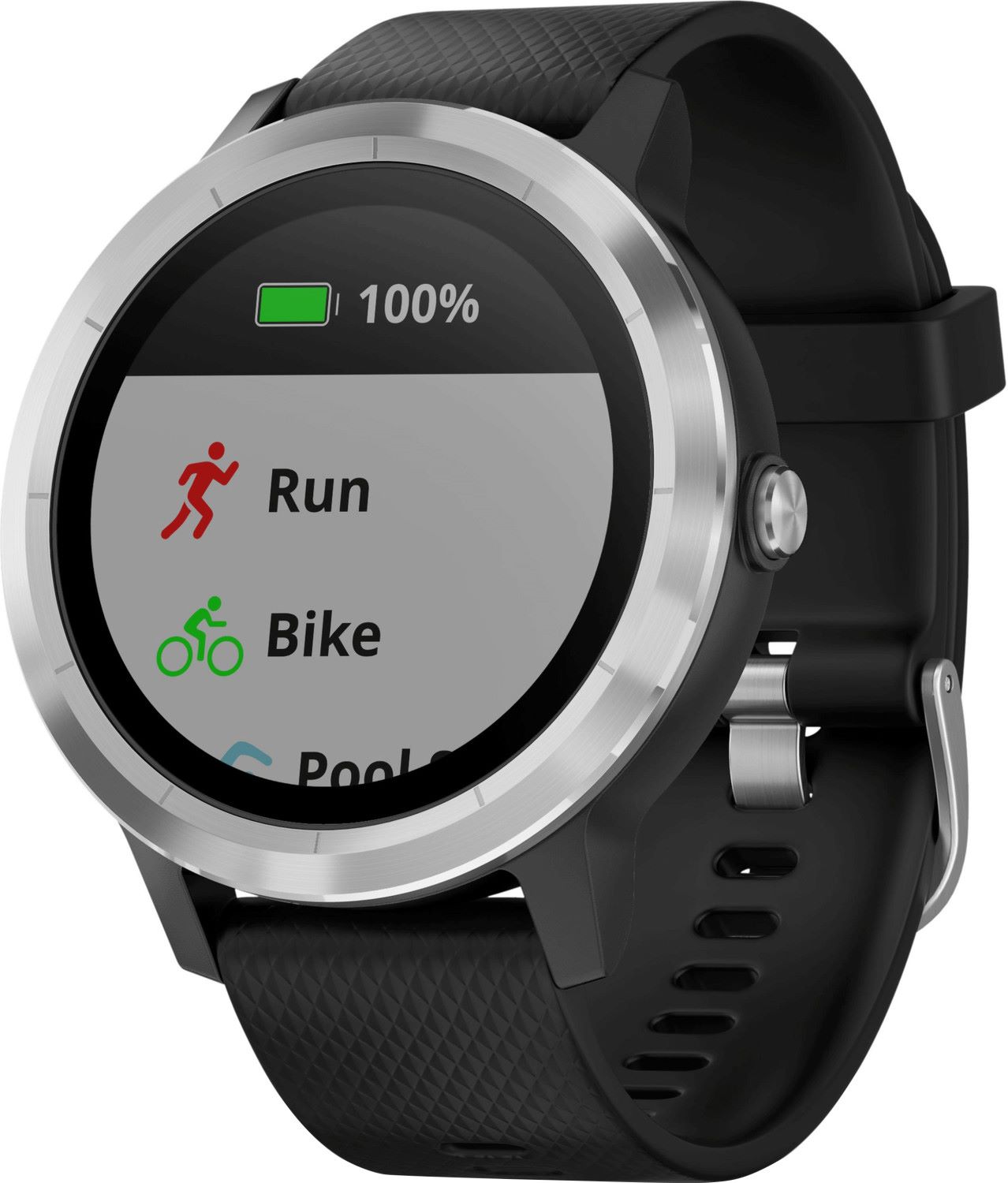 REFURBISHED &ndash; Garmin Vivoactive 3 GPS-Multisport-Smartwatch Black/Silver - Wie Neu 