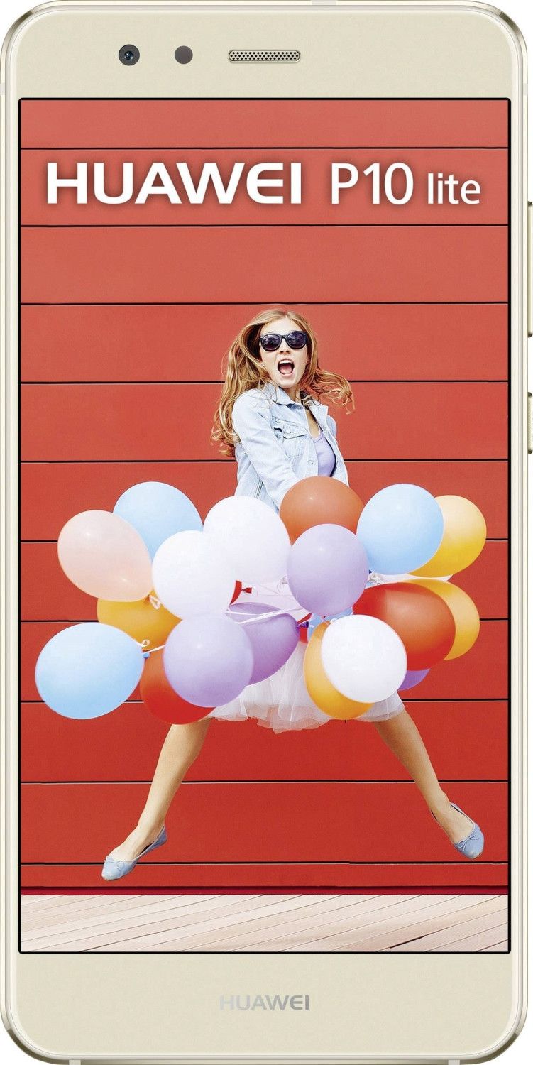 REFURBISHED &ndash; Huawei P10 Lite 32GB Android 7.0 Dual-SIM Platinum Gold - Wie Neu 