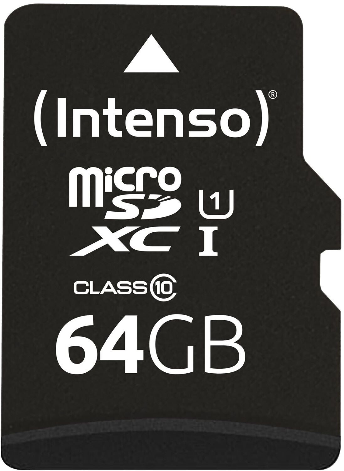 Intenso 64GB MicroSDXC Speicherkarte inkl. SD-Adapter Black 