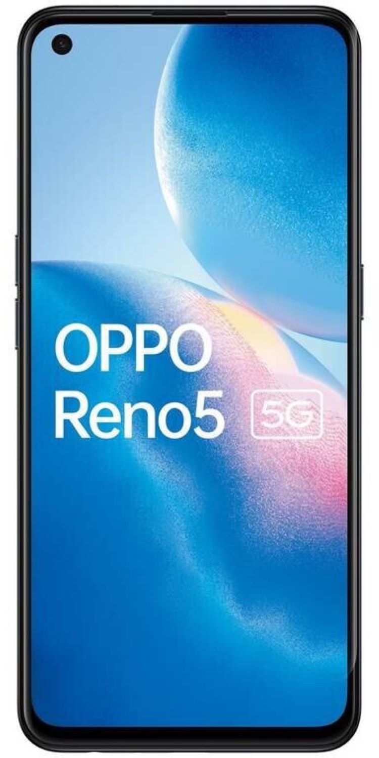 REFURBISHED &ndash; Oppo Reno 5 5G 128GB Dual-SIM Starry Black - Wie Neu 