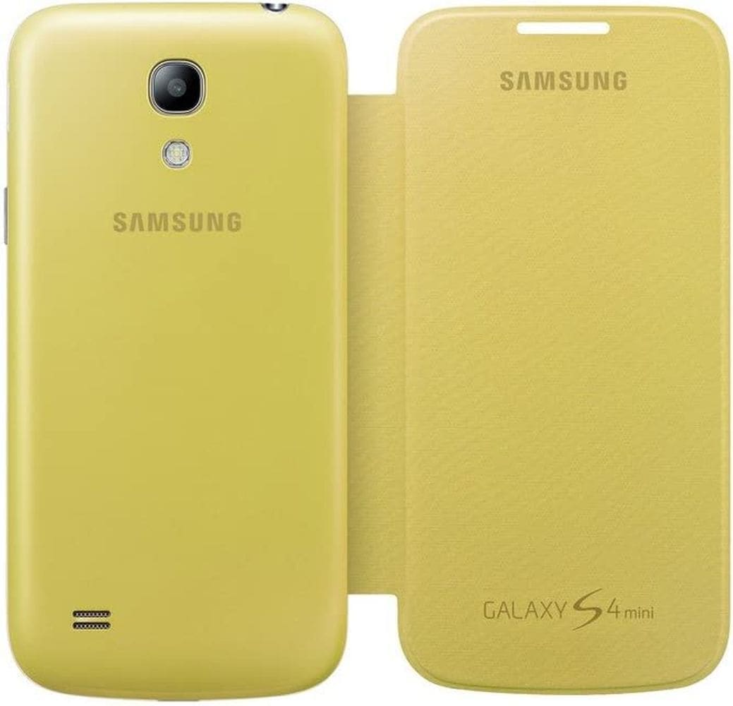 Original Samsung Galaxy S4 mini (GT-I9195) Flipcover gelb 