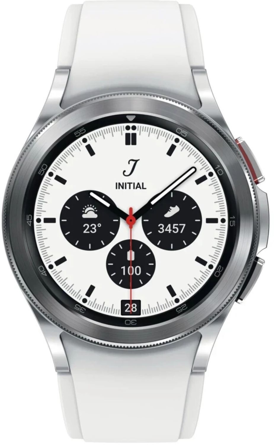 REFURBISHED &ndash; Samsung SM-R885 Galaxy Watch 4 Classic Edelstahl 42mm LTE Silver - Sehr Gut 