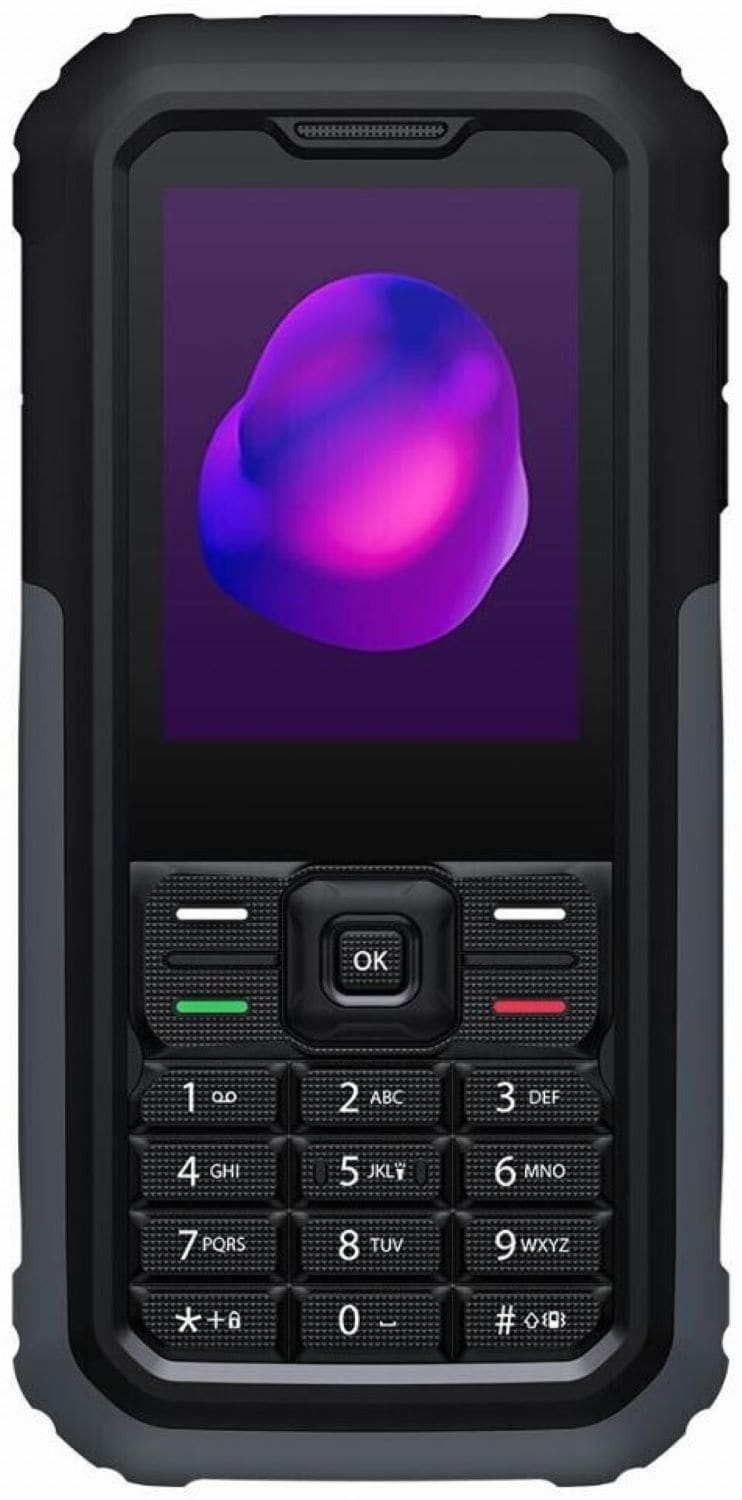 REFURBISHED &ndash; TCL 3189 Rugged 4G Dual-SIM Smartphone Himalaya Gray - Wie Neu 