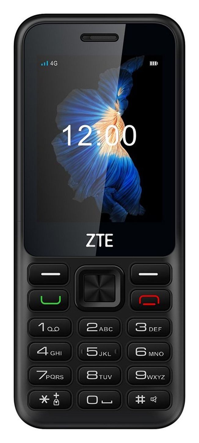 ZTE Sparrow 4G (Z2312) Feature Phone Black 