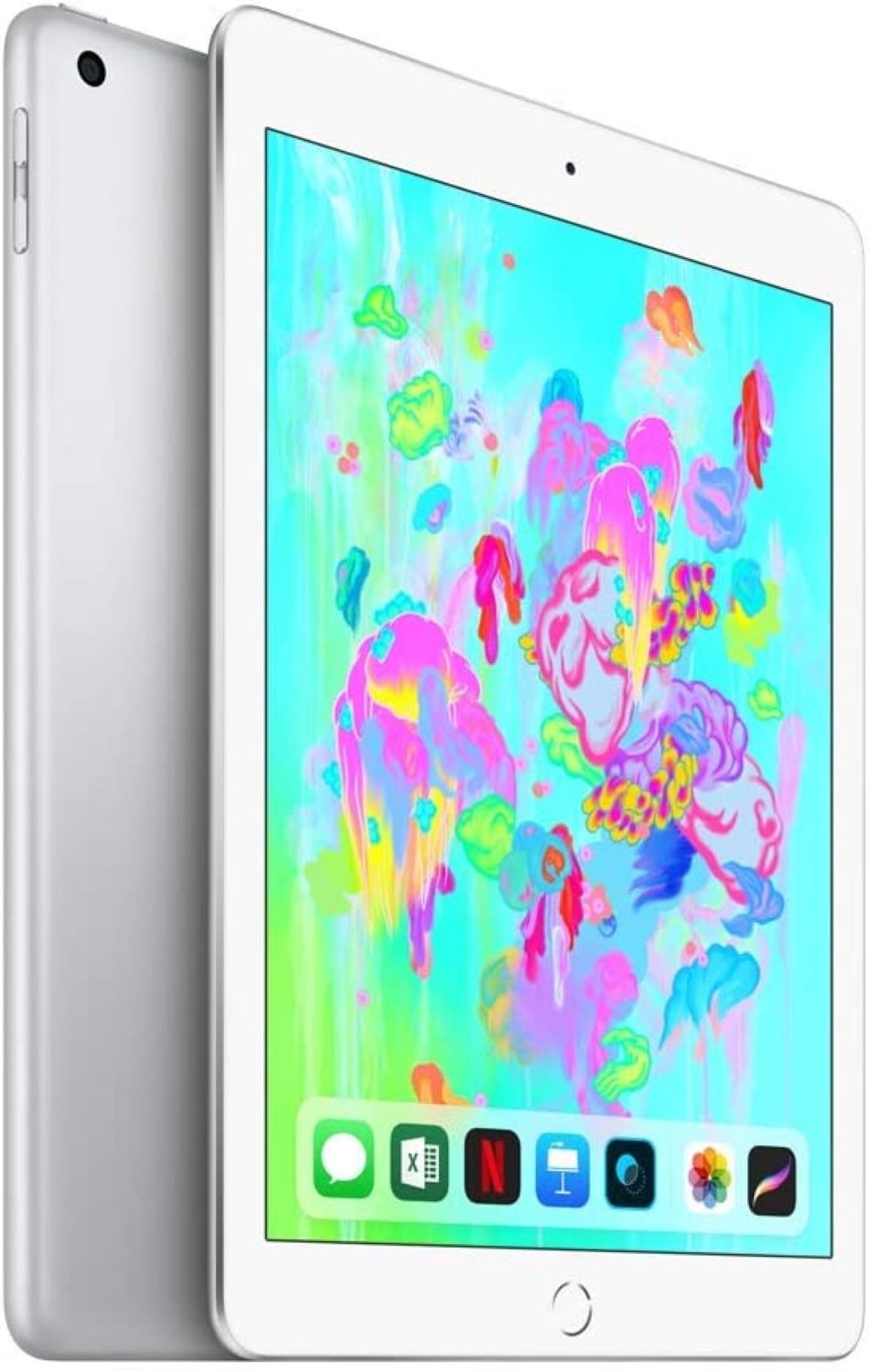 REFURBISHED &ndash; Apple iPad 6. Generation (2018) 128GB Wi-Fi + Cellular Silver - Wie Neu 