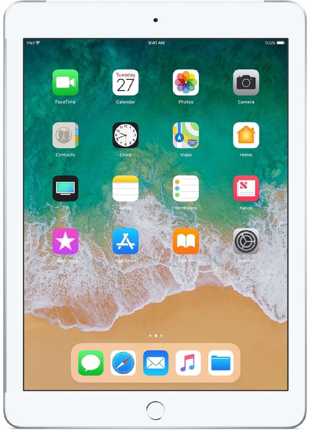 REFURBISHED &ndash; Apple iPad 6. Generation (2018) 32GB Wi-Fi Silver - Wie Neu 