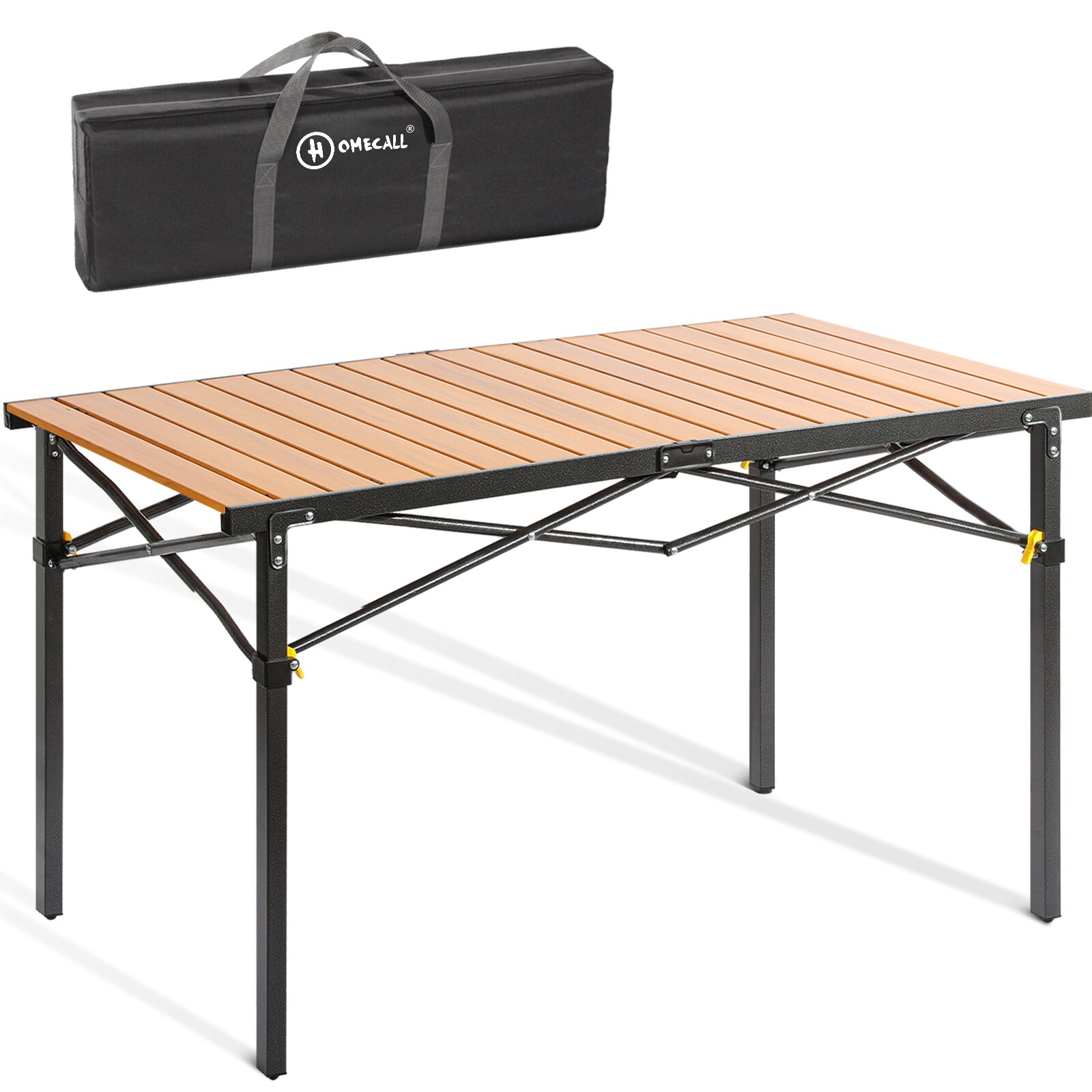 HOMECALL Klapptisch Campingtisch Balkontisch Gartentisch, Alumininum, bis 100kg, f&uuml;r 2-6 Personen 
