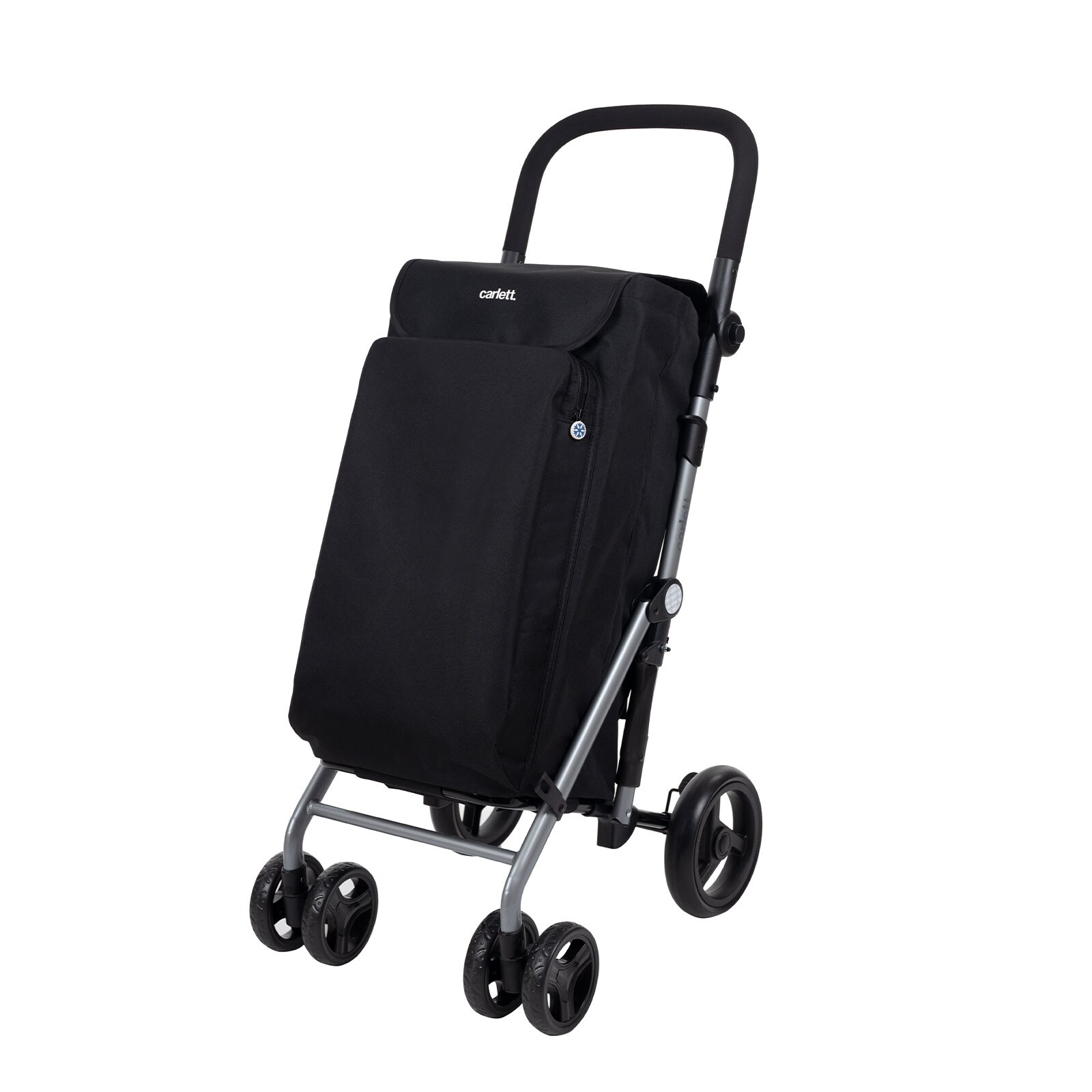 Einkaufstrolley Einkaufswagen Mit Kühltasche kaufwagen Klappbar Shopping Trolley , Kühltasche 10L, eine Große Kapazität von 25 kg, Für Einkaufen