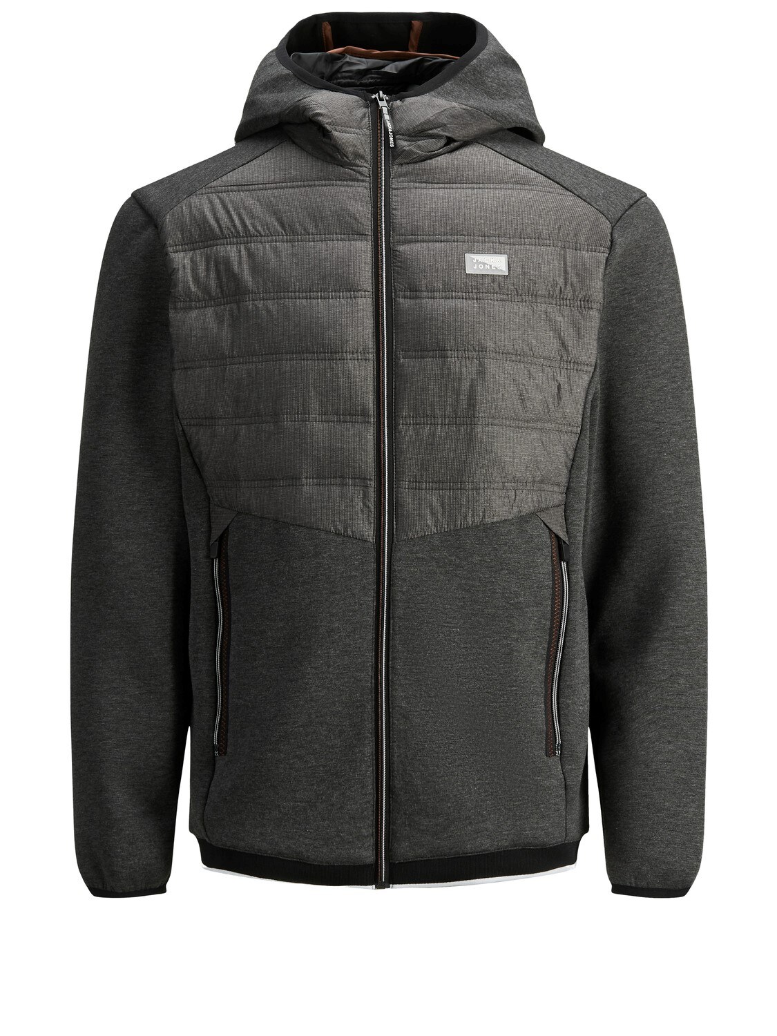 Jack & Jones Jacke Hooded Jacke JCOTOBY HYBRID JACKET Kapuzenjacke 