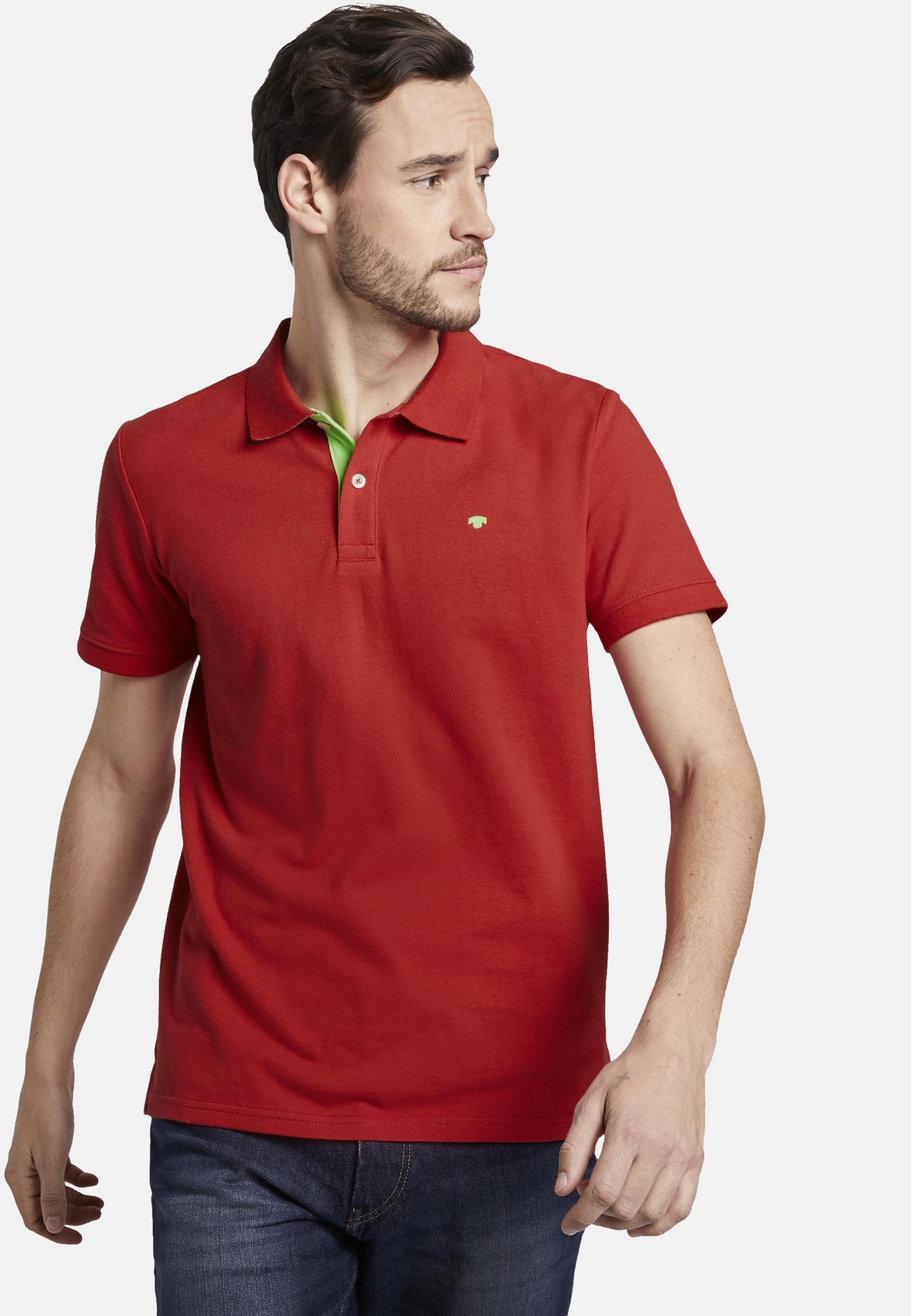 Tom Tailor Poloshirt Basic Kurzarmshirt mit Polokragen 