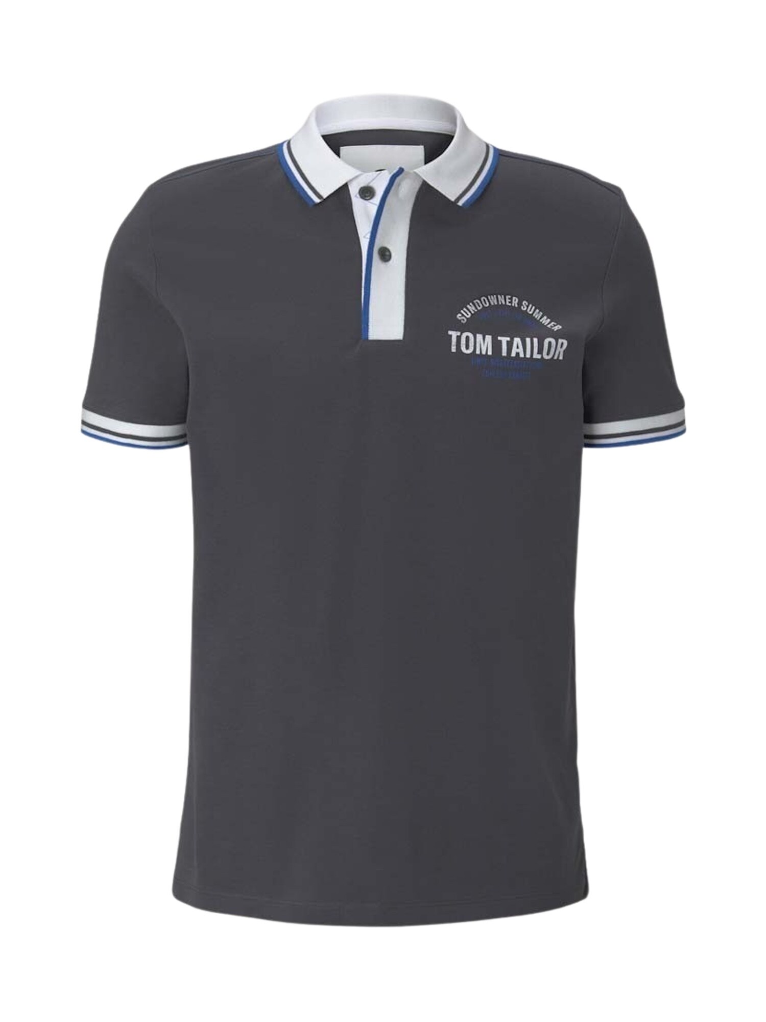 Tom Tailor Poloshirt Decorated Polo mit Print Shortleeve 