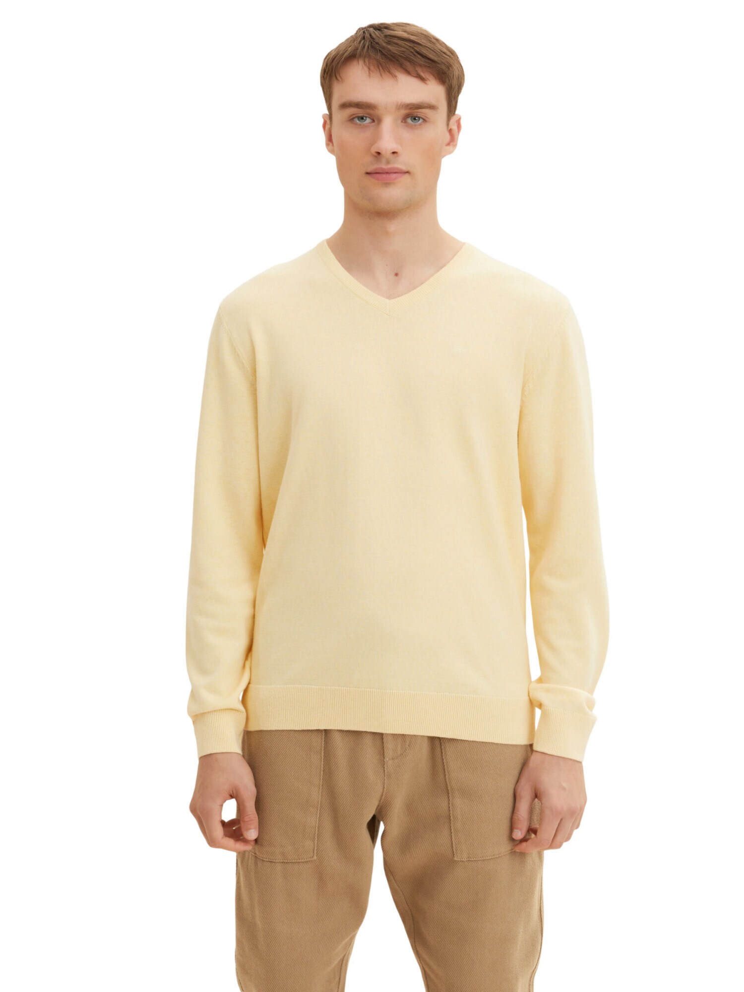 Tom Tailor Strickpullover Pullover V-Neck 