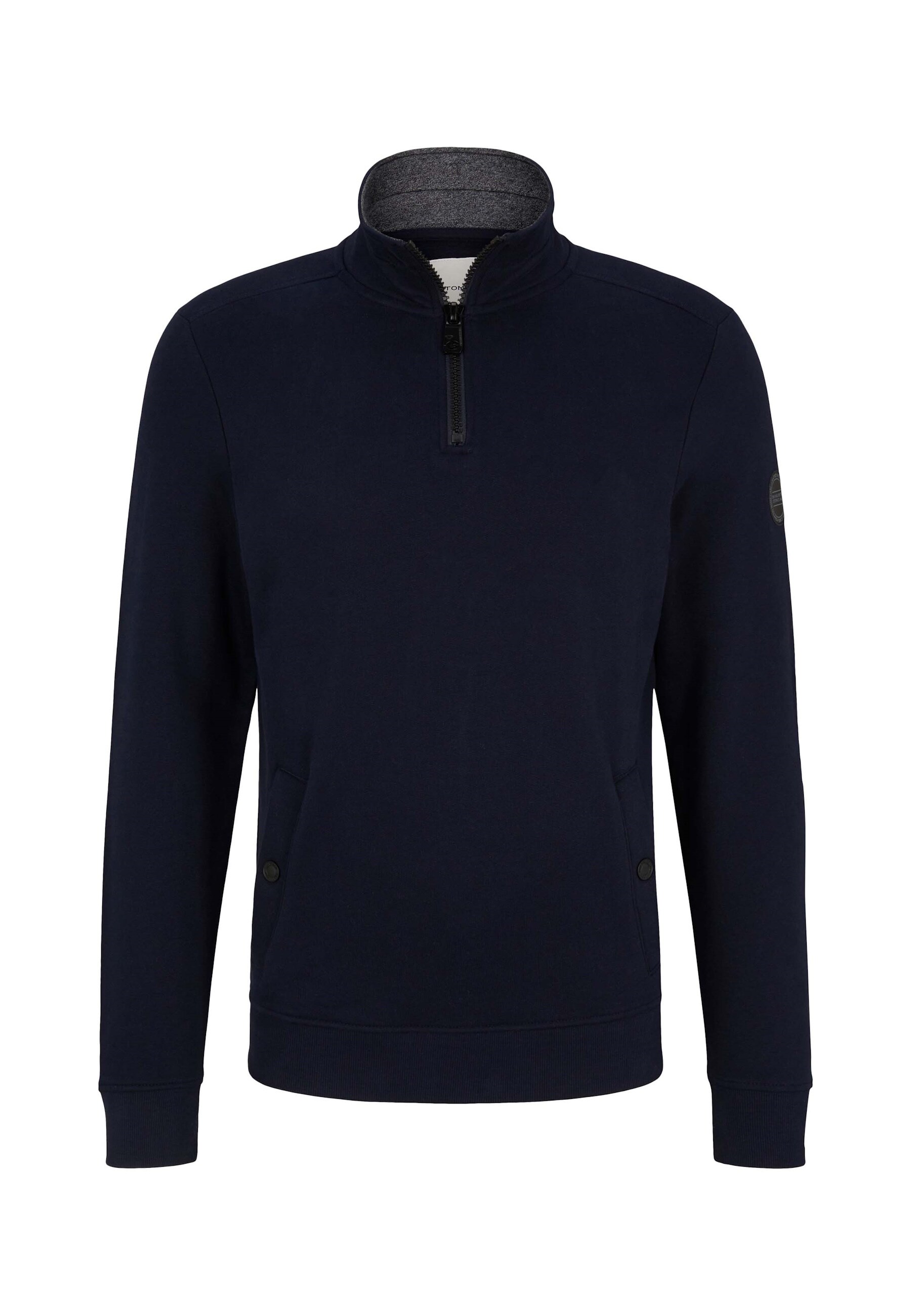 Tom Tailor Sweatshirt Langarmshirt Troyer 