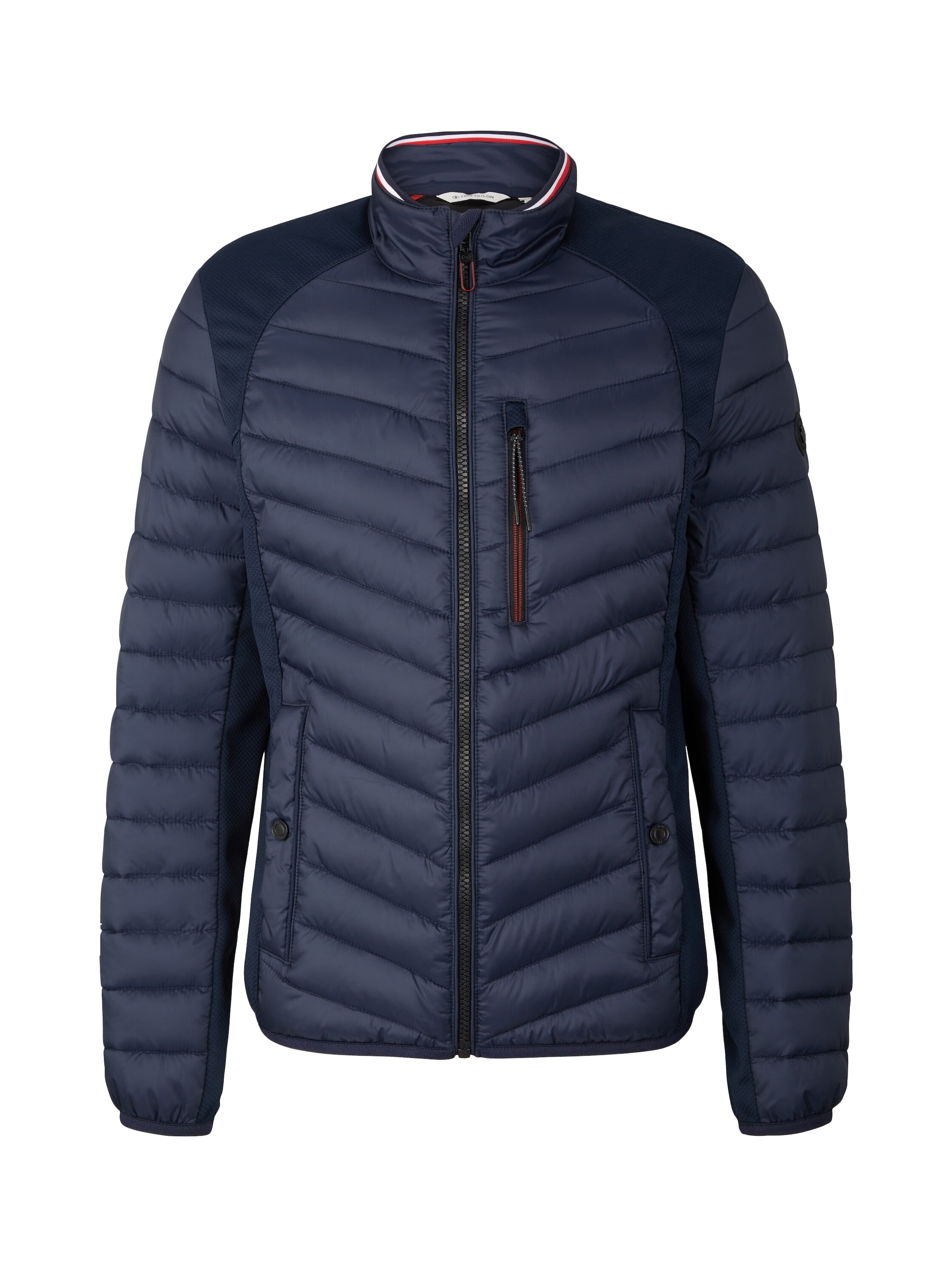 Tom Tailor Jacke Hybrid Steppjacke mit Stehkragen und Rei&szlig;verschluss 