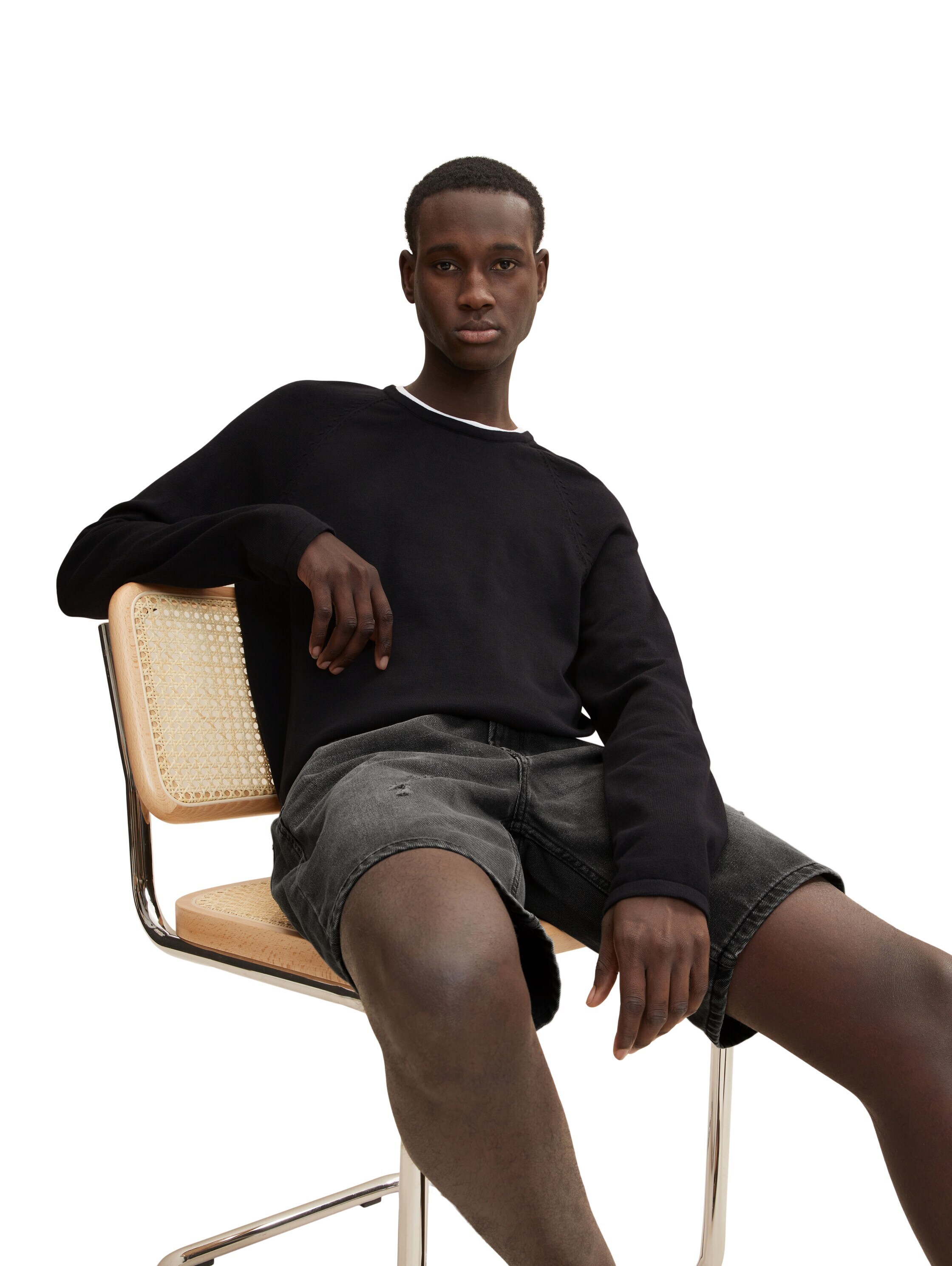 Tom Tailor Strickpullover Pullover R-Neck 