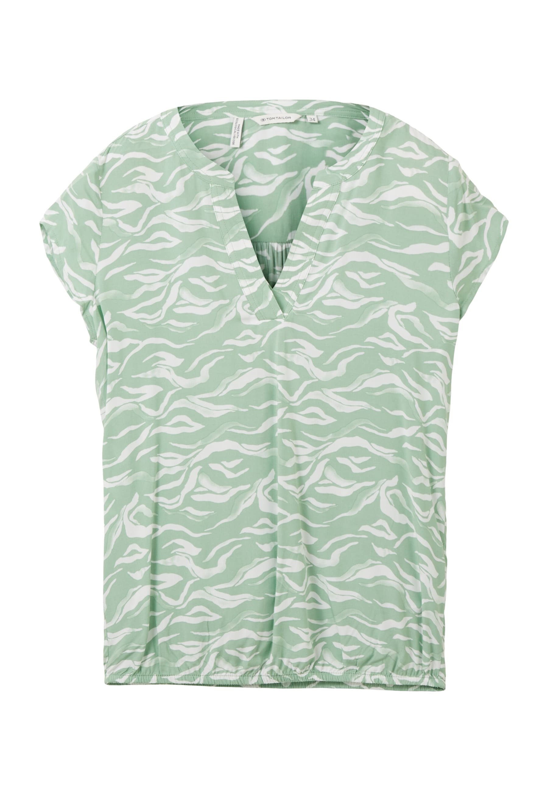 Tom Tailor Bluse Kurzarmbluse 