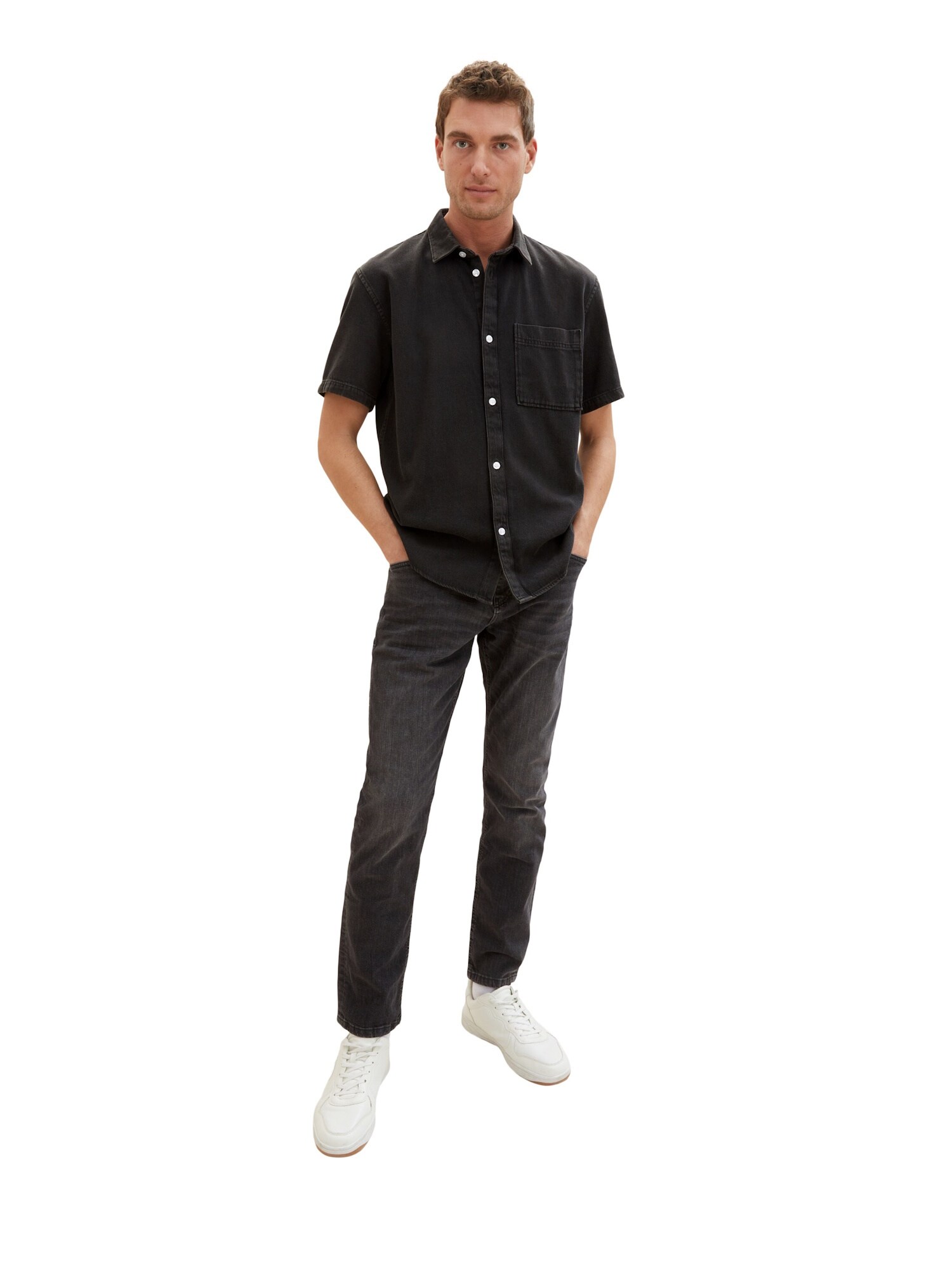 Tom Tailor Jeans Josh Five-Pocket-Style lange Hose Slim Fit 