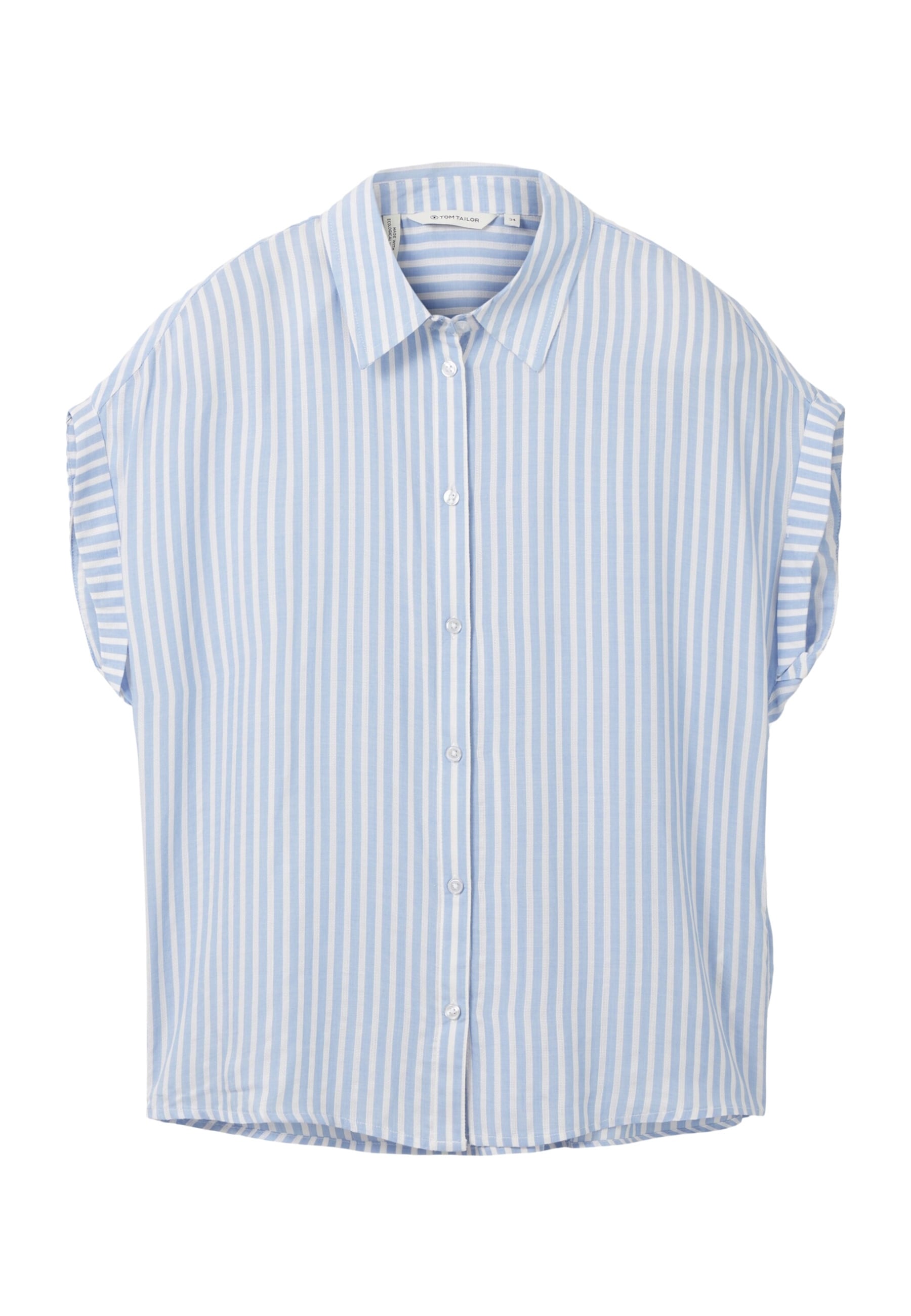 Tom Tailor Bluse Kurzarmbluse 