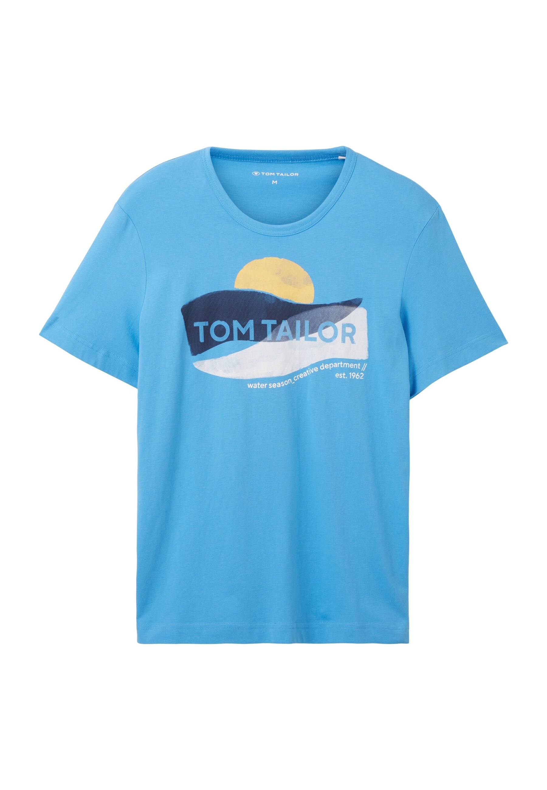 Tom Tailor T-Shirt Kurzarmshirt gepunktet mit Brusttasche 