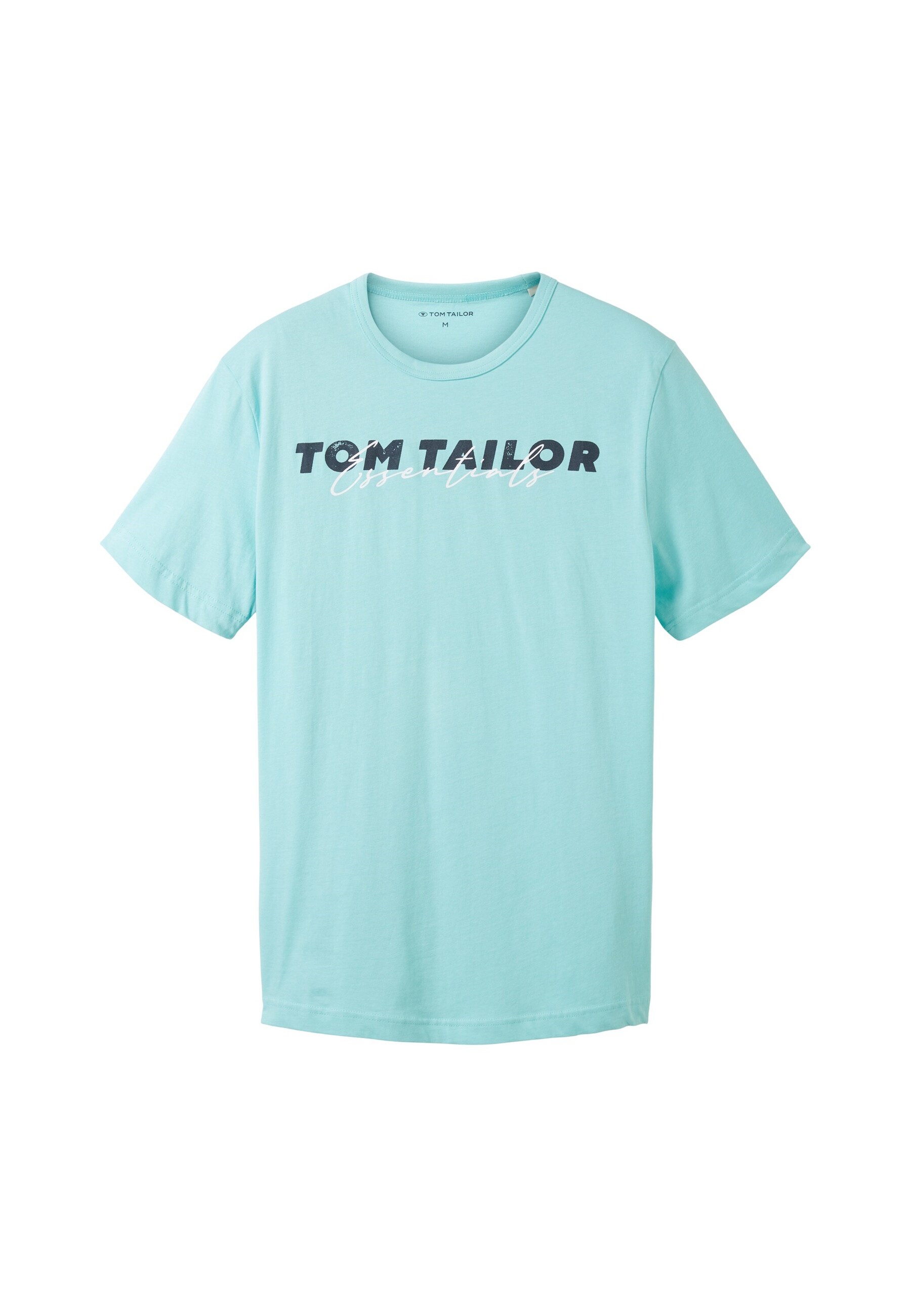 Tom Tailor T-Shirt Kurzarmshirt mit Front-Logo-Print 