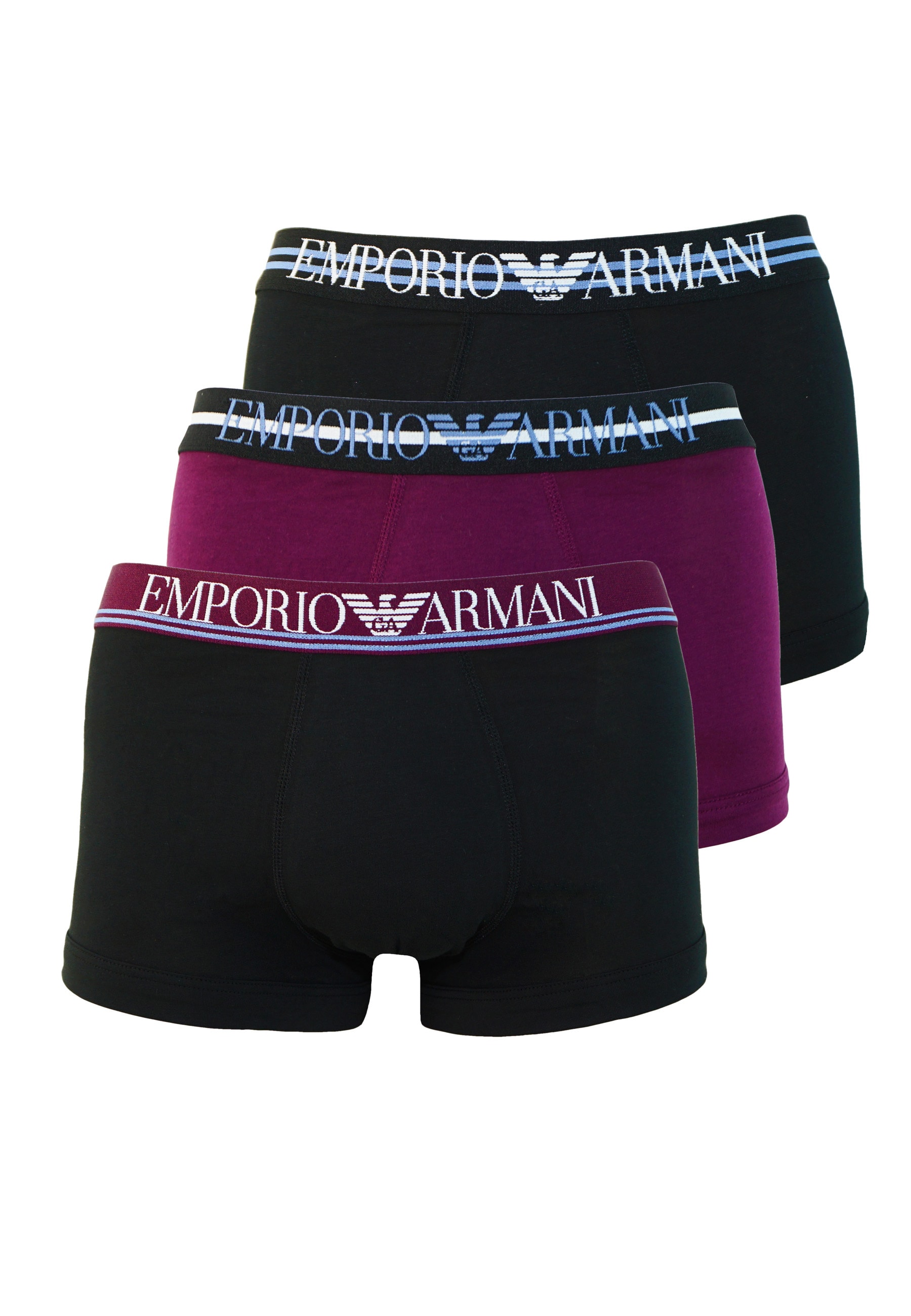 Emporio Armani Boxershorts mit Logobund im Dreierpack 
