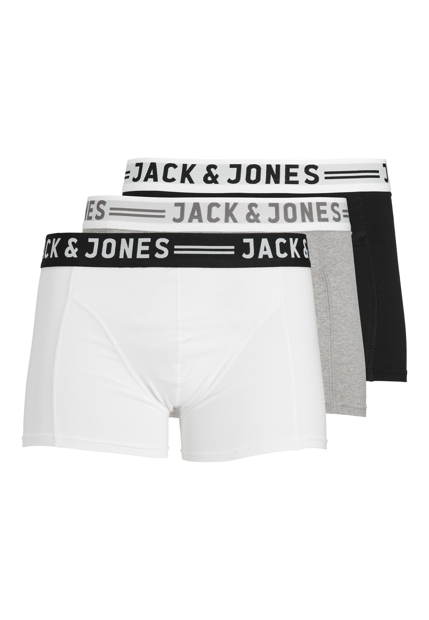 Jack & Jones Boxershorts SENSE 3er Pack Trunks 