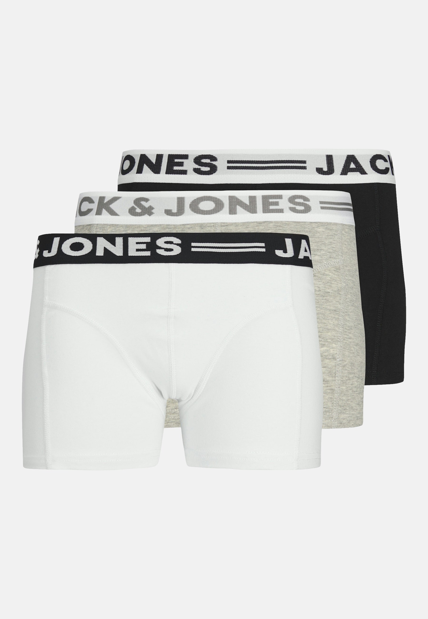 Jack & Jones Junior Boxershorts SENSE Unterhosen Dreierpack 