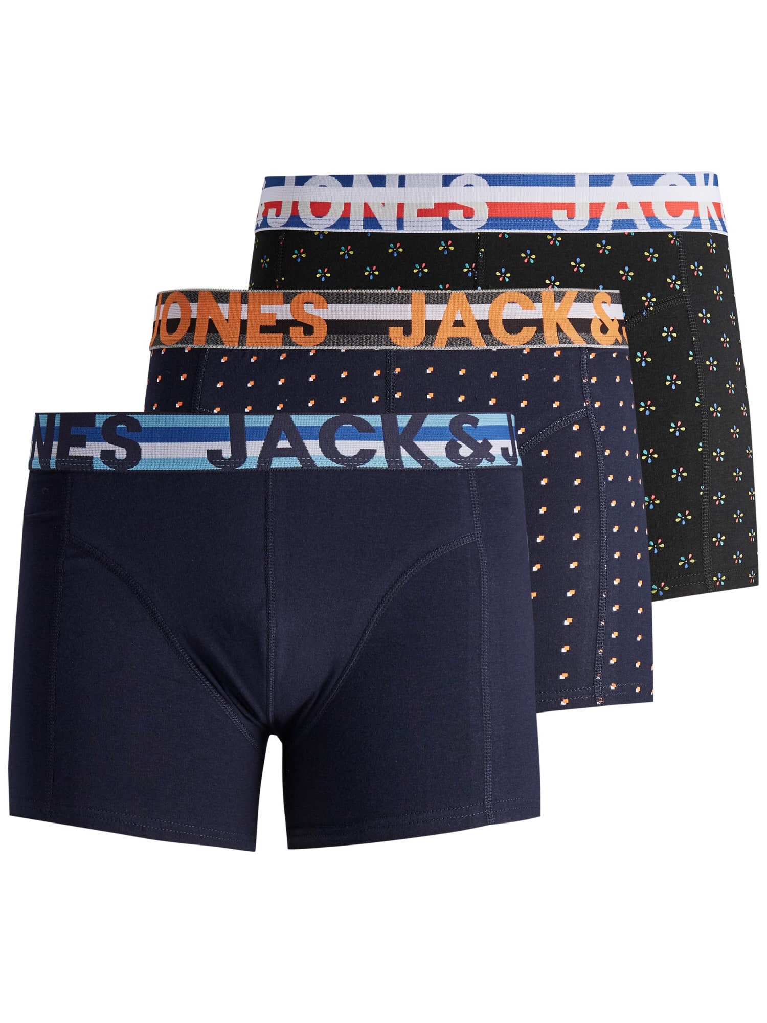Jack & Jones Trunks 3 Pack Unterhose Shorts JACHENRIK 