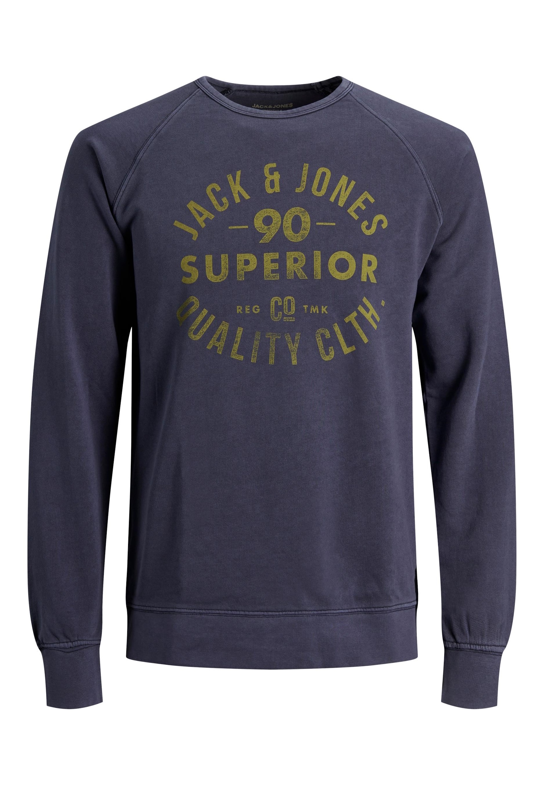 Jack & Jones Sweatshirt Jeans Washed Pullover ohne Kapuze 