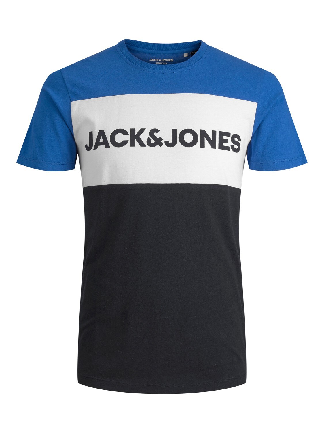 Jack & Jones T-Shirt JJELOGO BLOCKING TEE R-Neck 