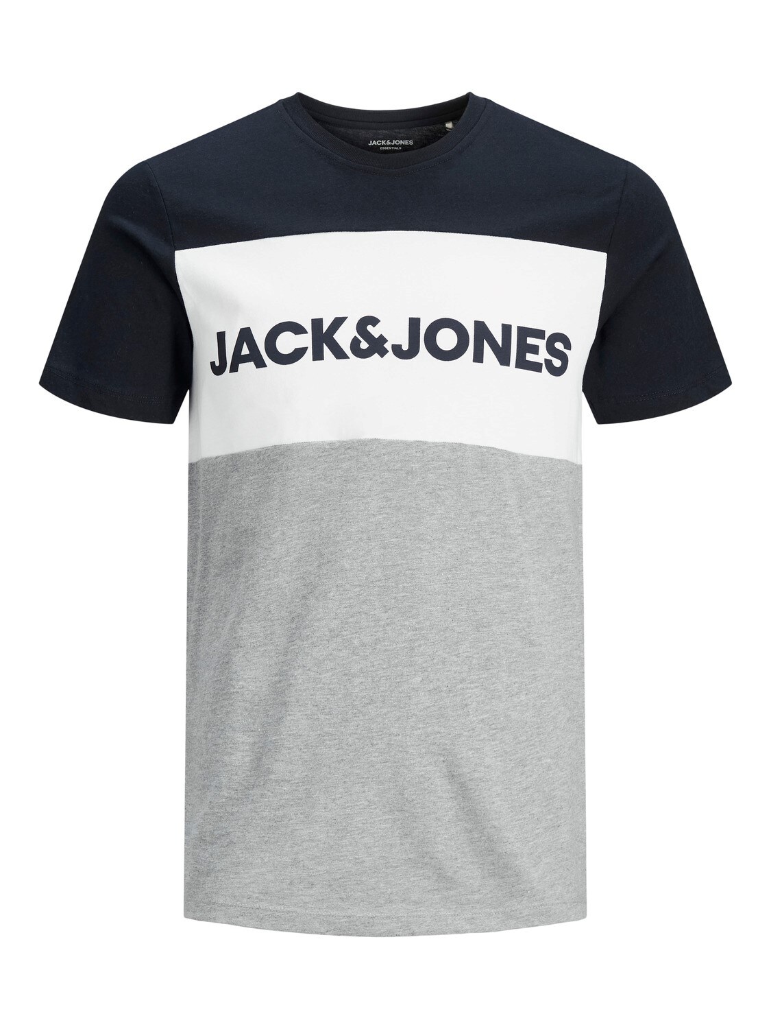Jack & Jones T-Shirt JJELOGO BLOCKING TEE R-Neck 