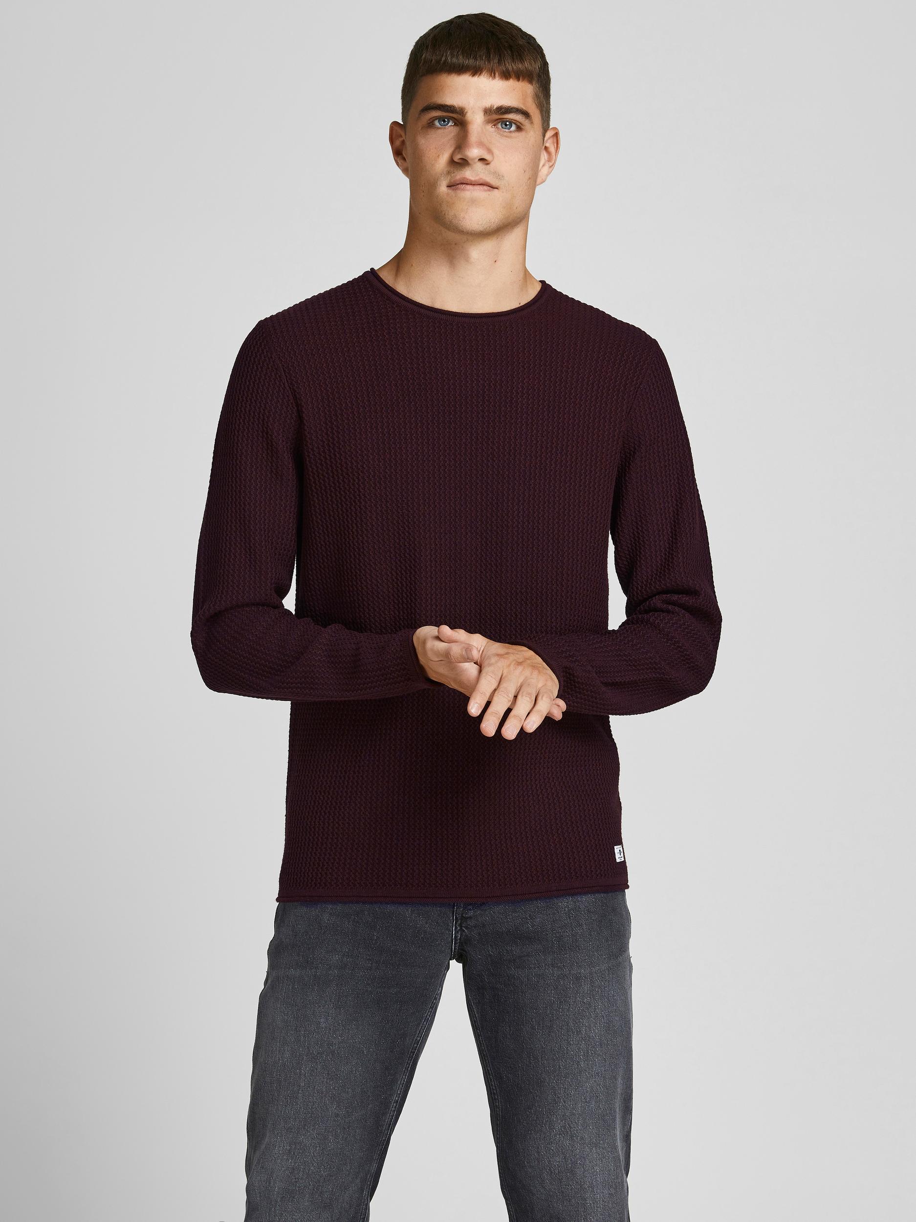 Jack & Jones Strickpullover CARLOS Pullover R-Neck 