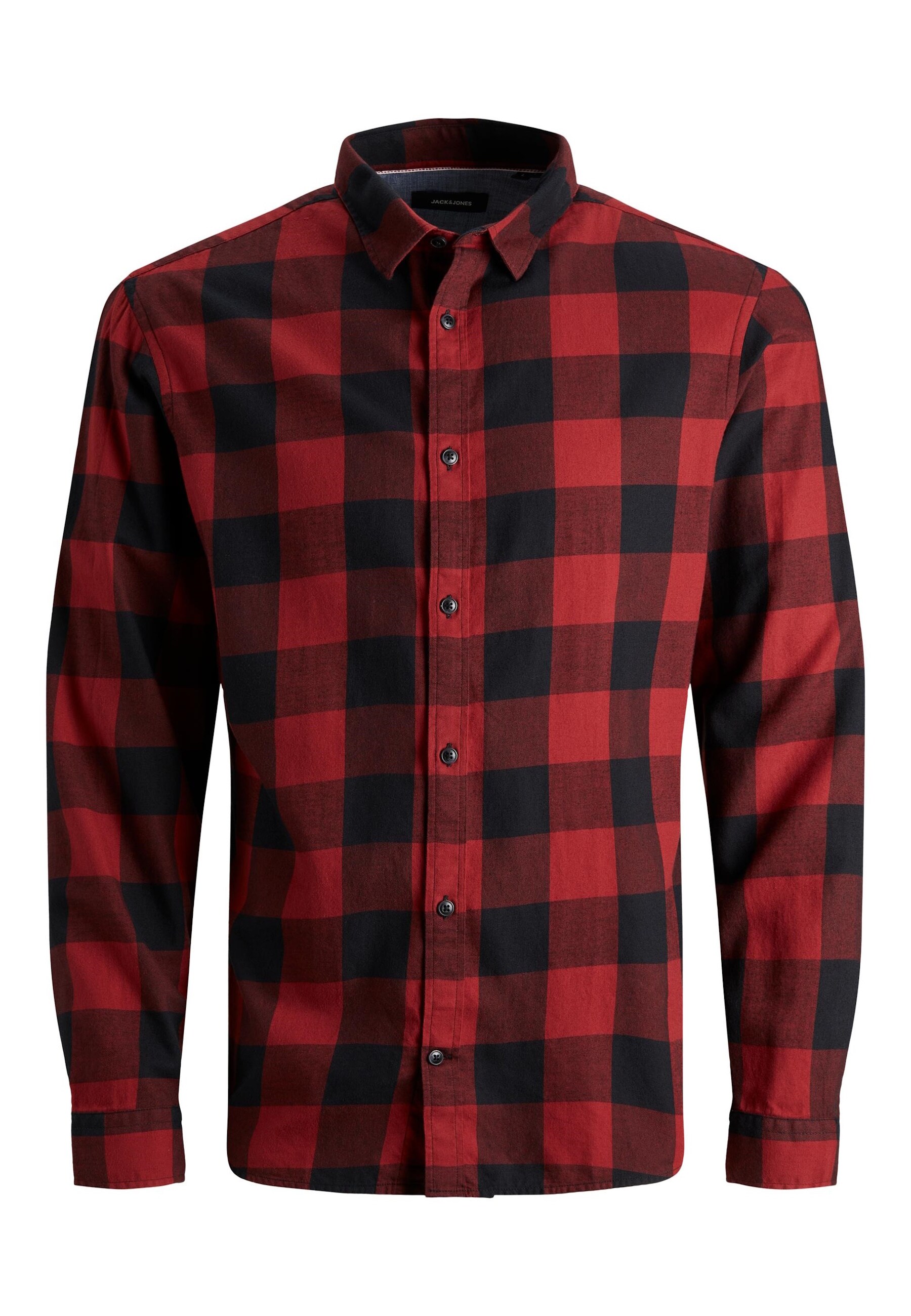 Jack & Jones Hemd Lang&auml;rmliges GINGHAM TWILL SHIRT mit Hemdkragen 