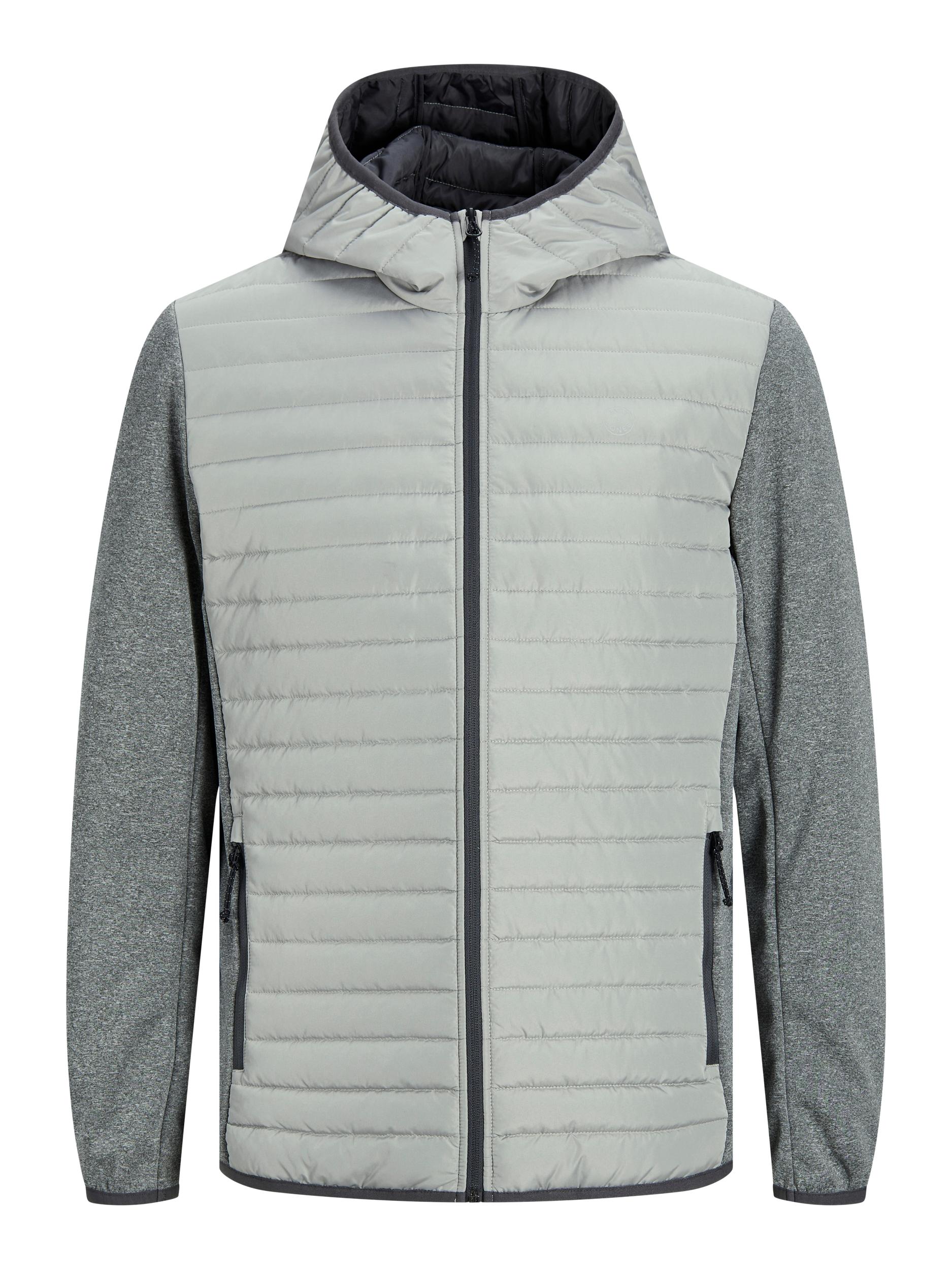 Jack & Jones Jacke Leichte Steppjacke JJEMULTI QUILTED JACKET mit hohem Kragen und Kapuze 
