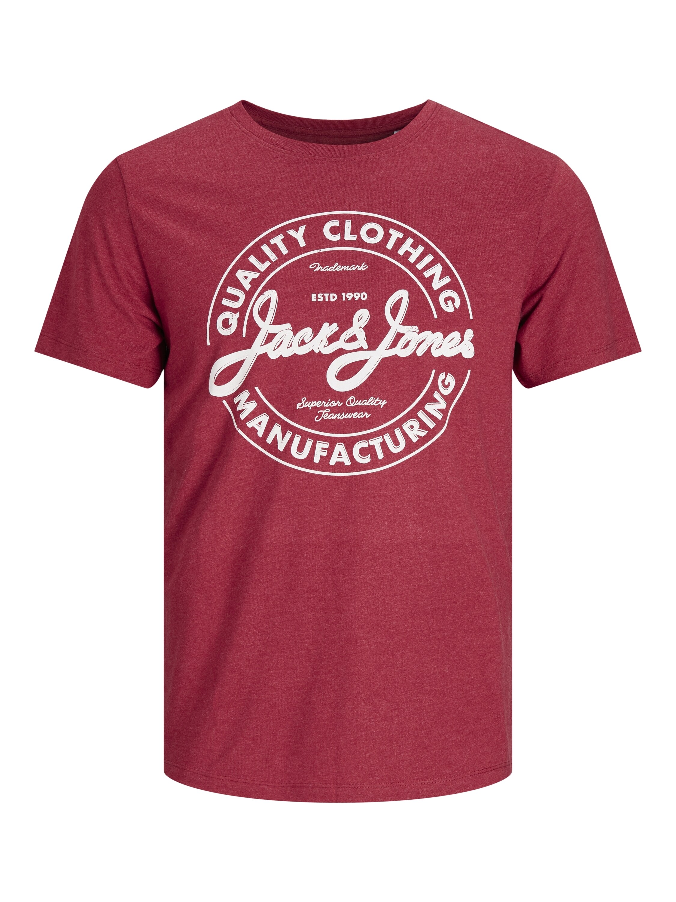 Jack & Jones Shirt Klassisches Brustlogo T-Shirt mit Rundhalsausschnitt 