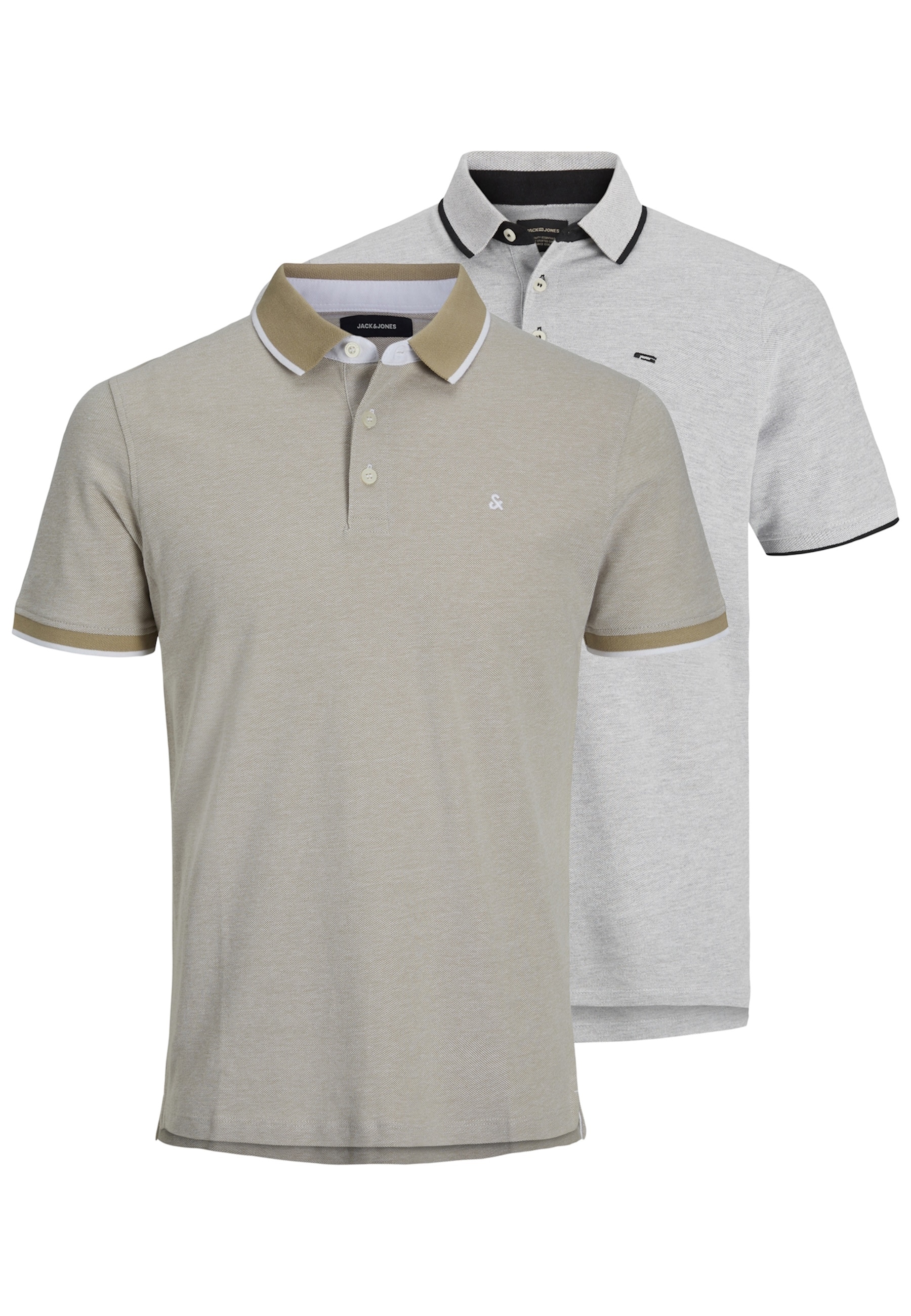 Jack & Jones Poloshirt Paulos Kurzarmshirt im Doppelpack 