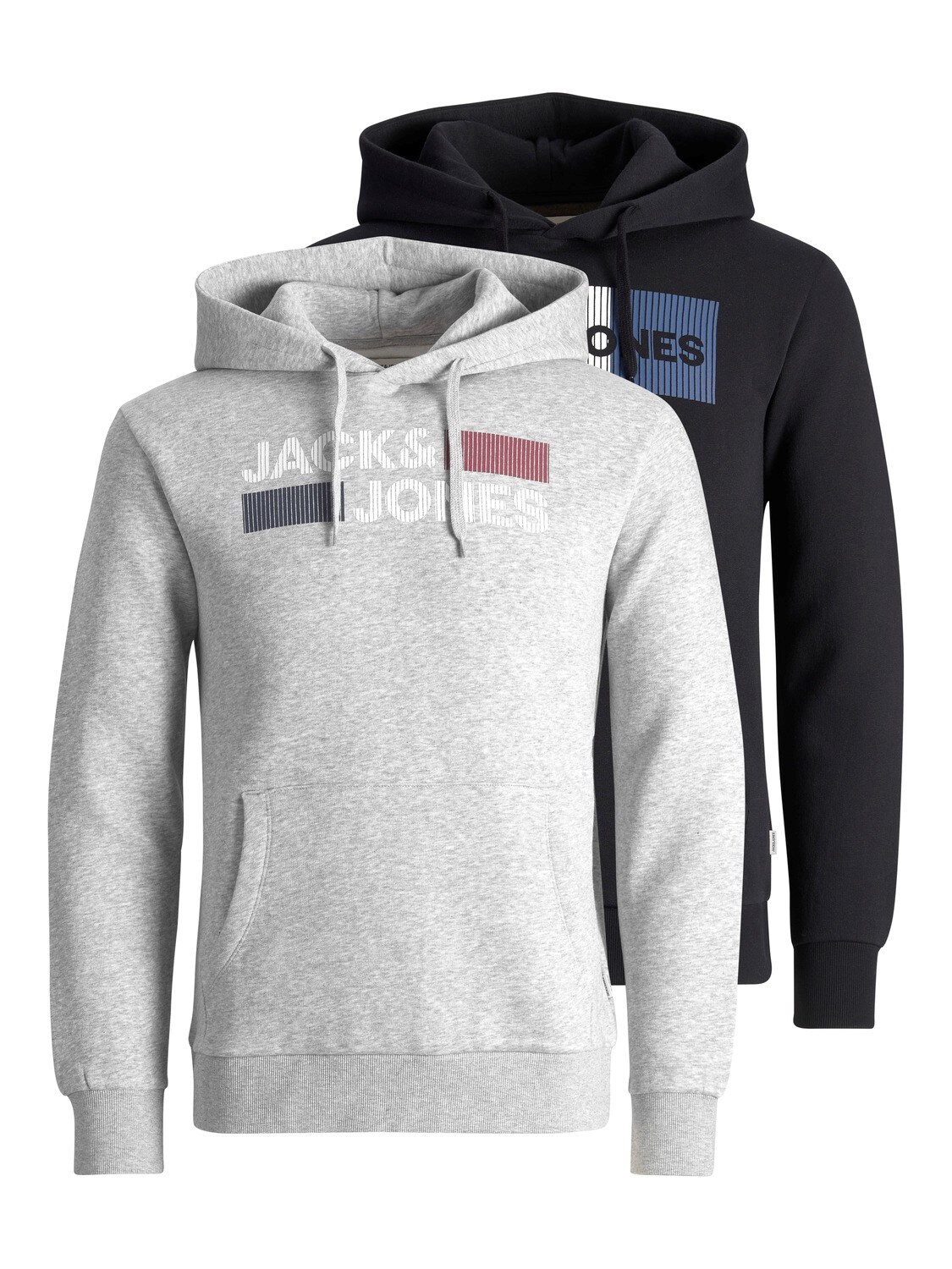 Jack & Jones Hoodie Corp Logo Kapuzensweatshirt Doppelpack 