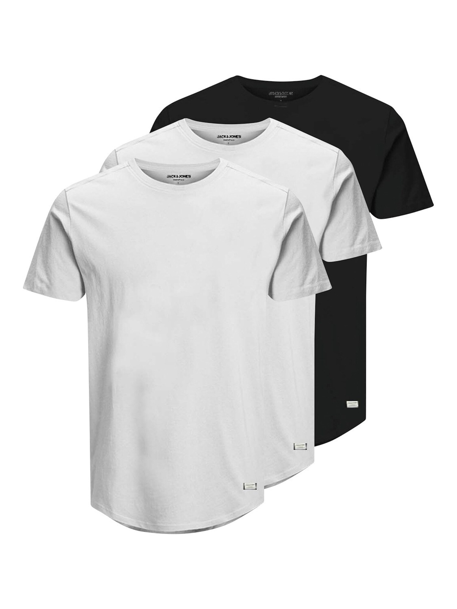 Jack & Jones T-Shirt 3 Pack T-Shirt Rundhals JJENOA TEE 