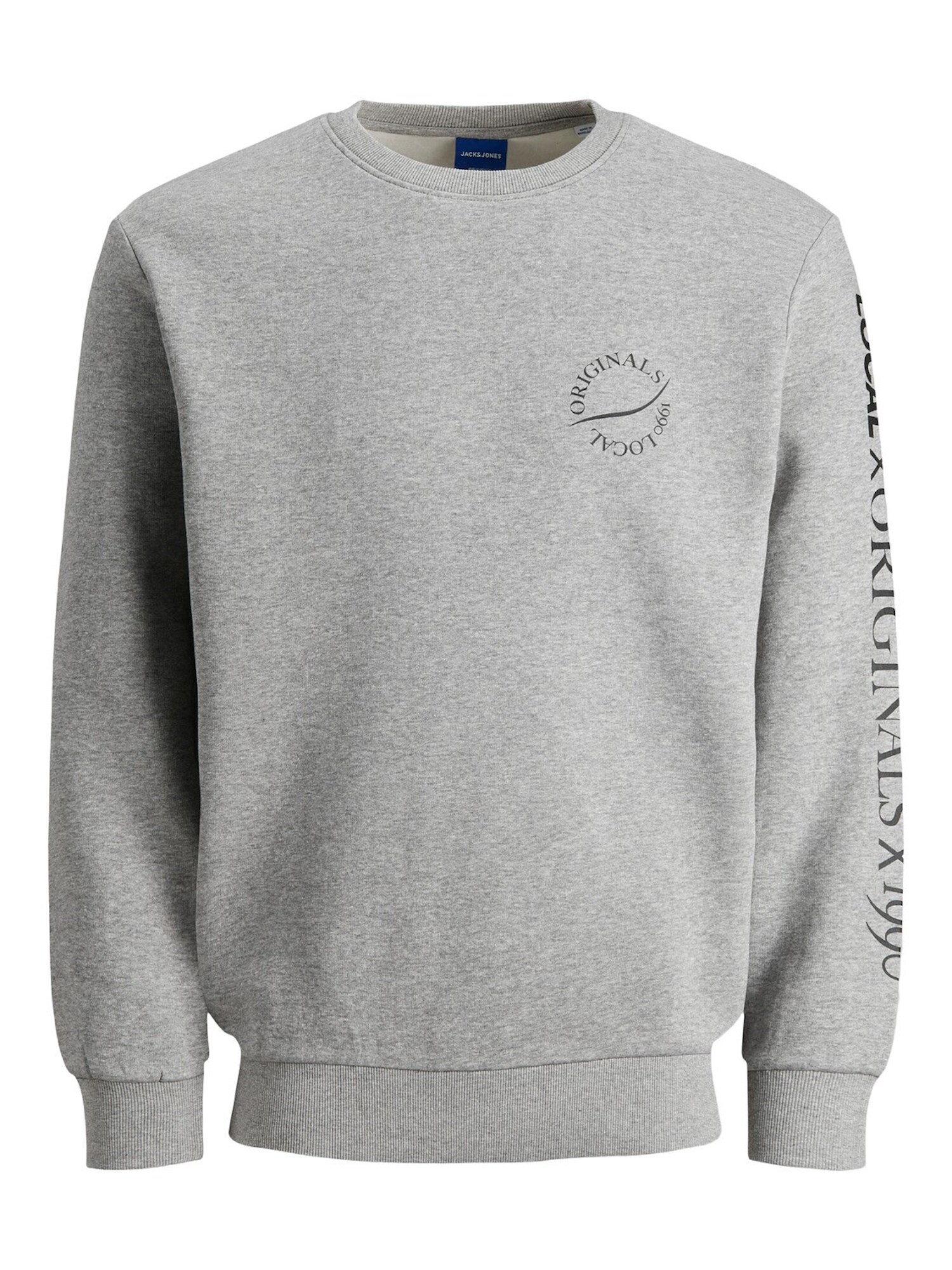 Jack & Jones Sweatshirt Elias Pullover ohne Kapuze 