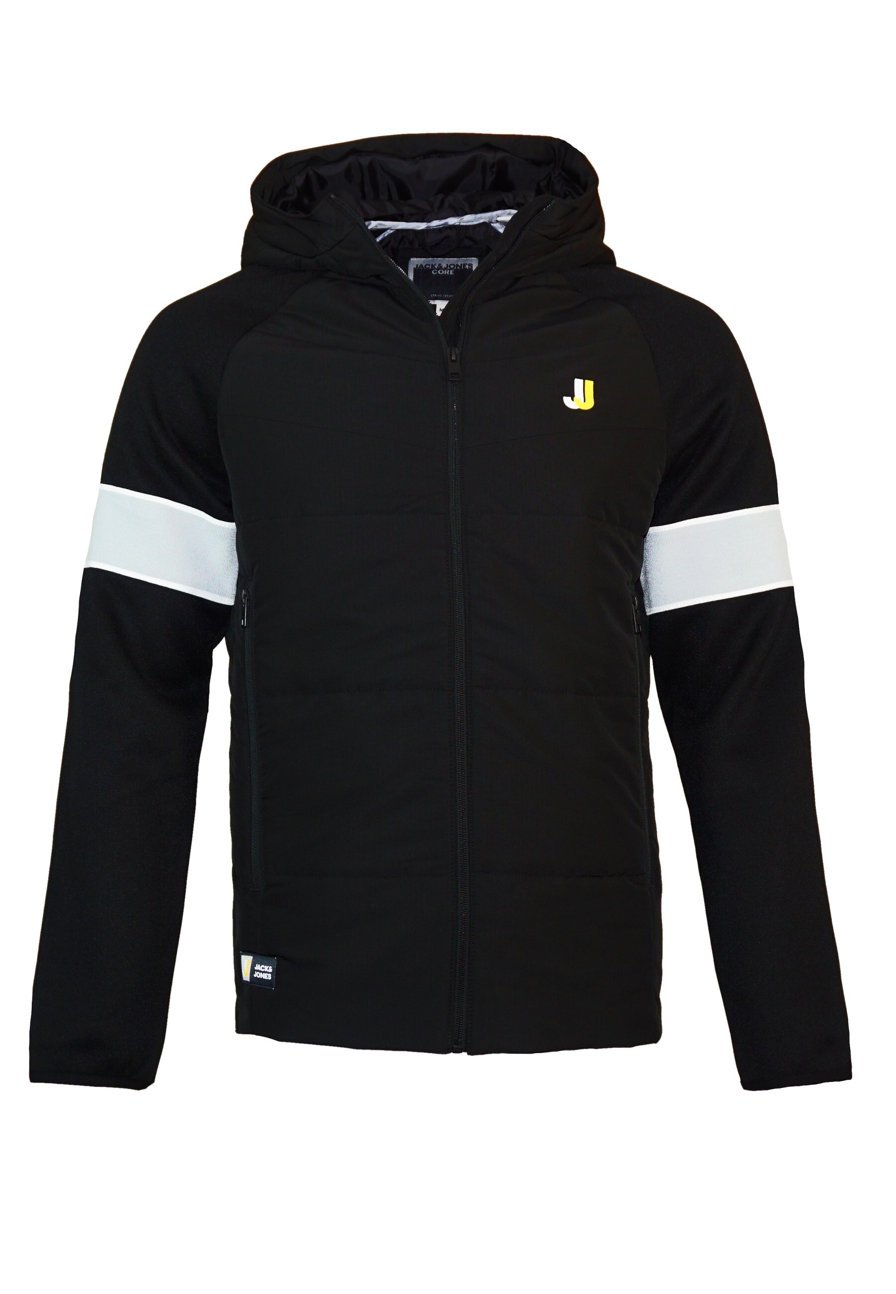 Jack & Jones Jacke &Uuml;bergangsjacke LOGAN HYBRID JACKET mit Kapuze 