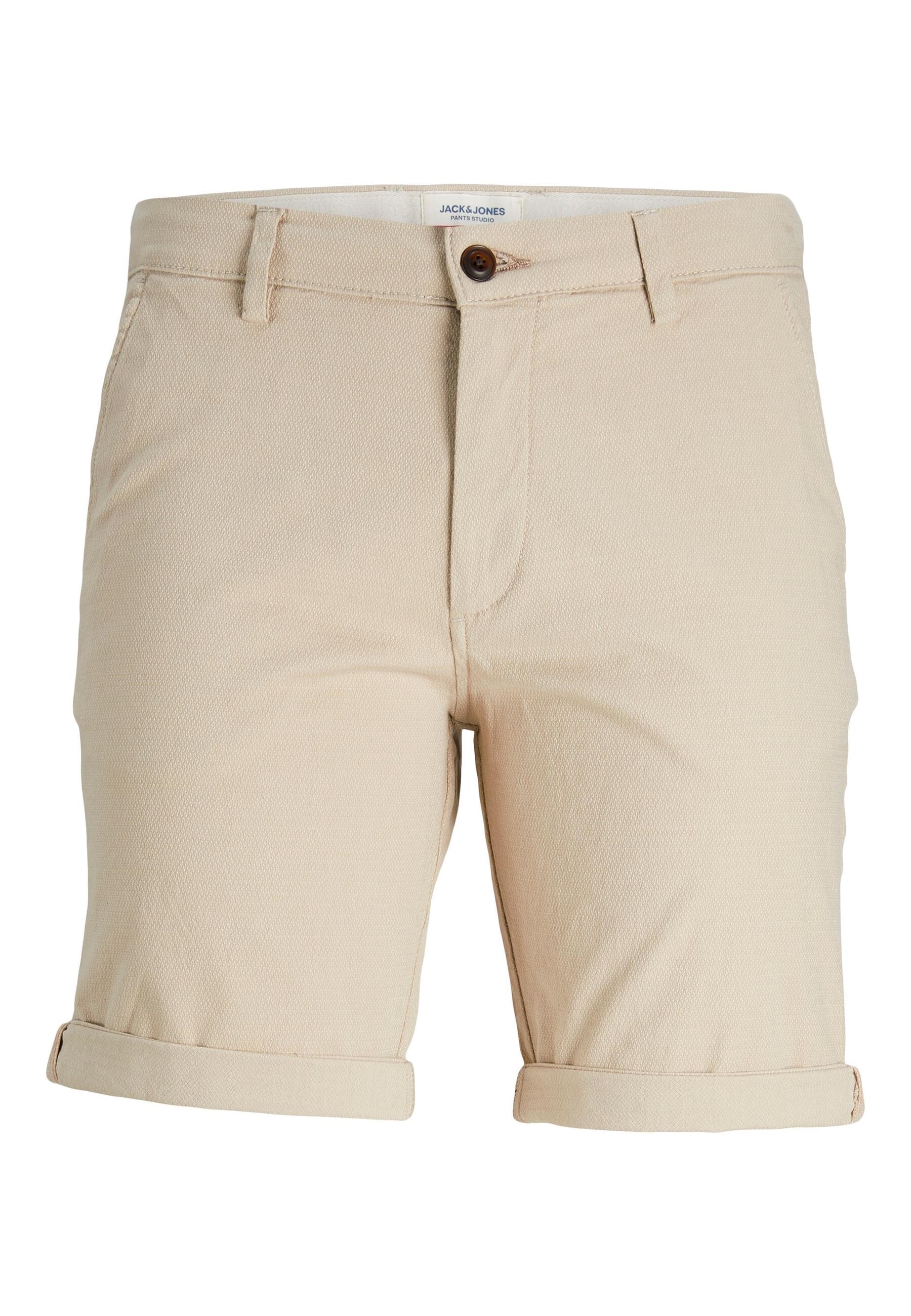 Jack & Jones Chino Shorts Fury kurze Hose mit Eingrifftaschen 